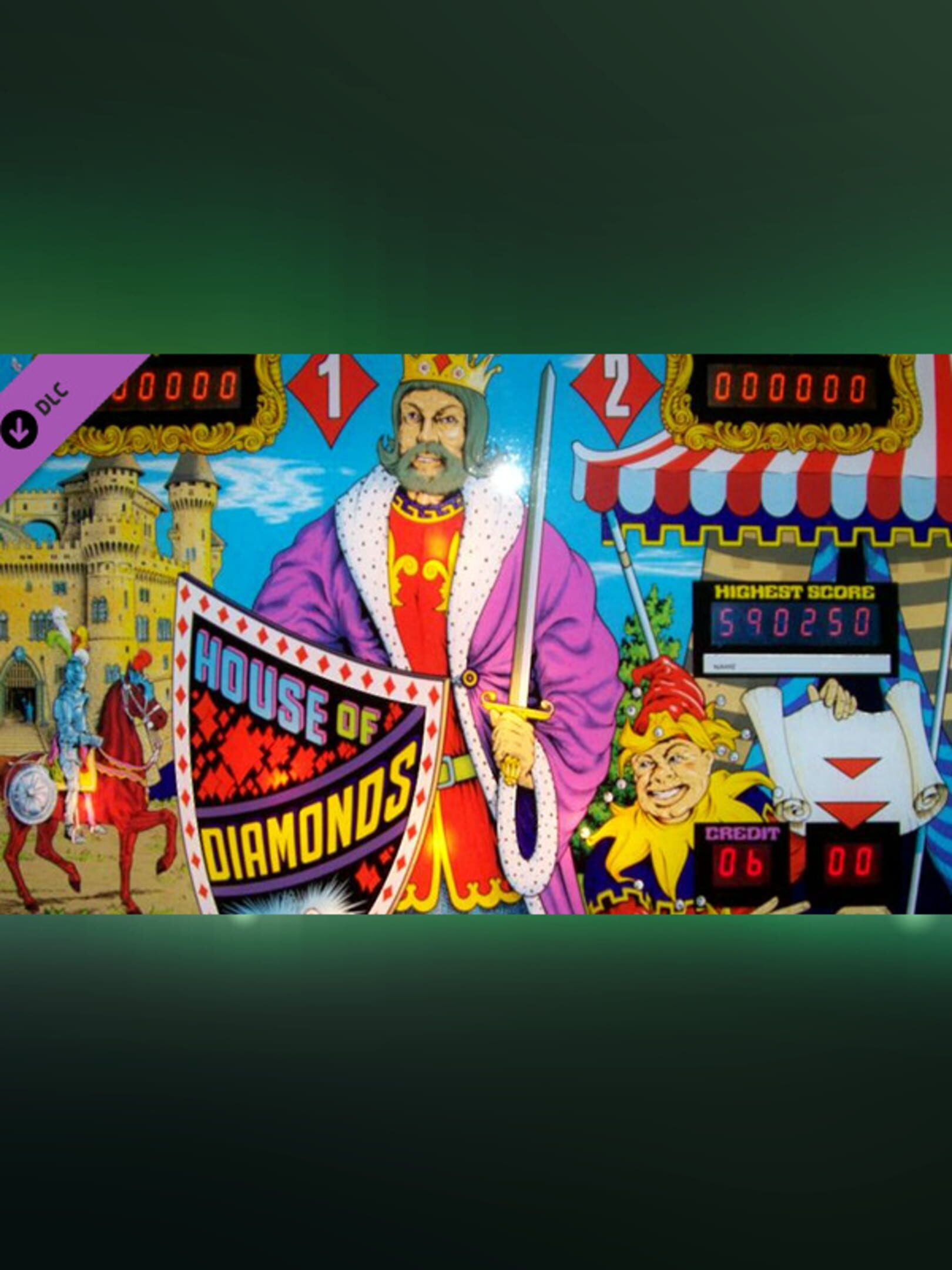 Zaccaria Pinball: House of Diamonds Table cover