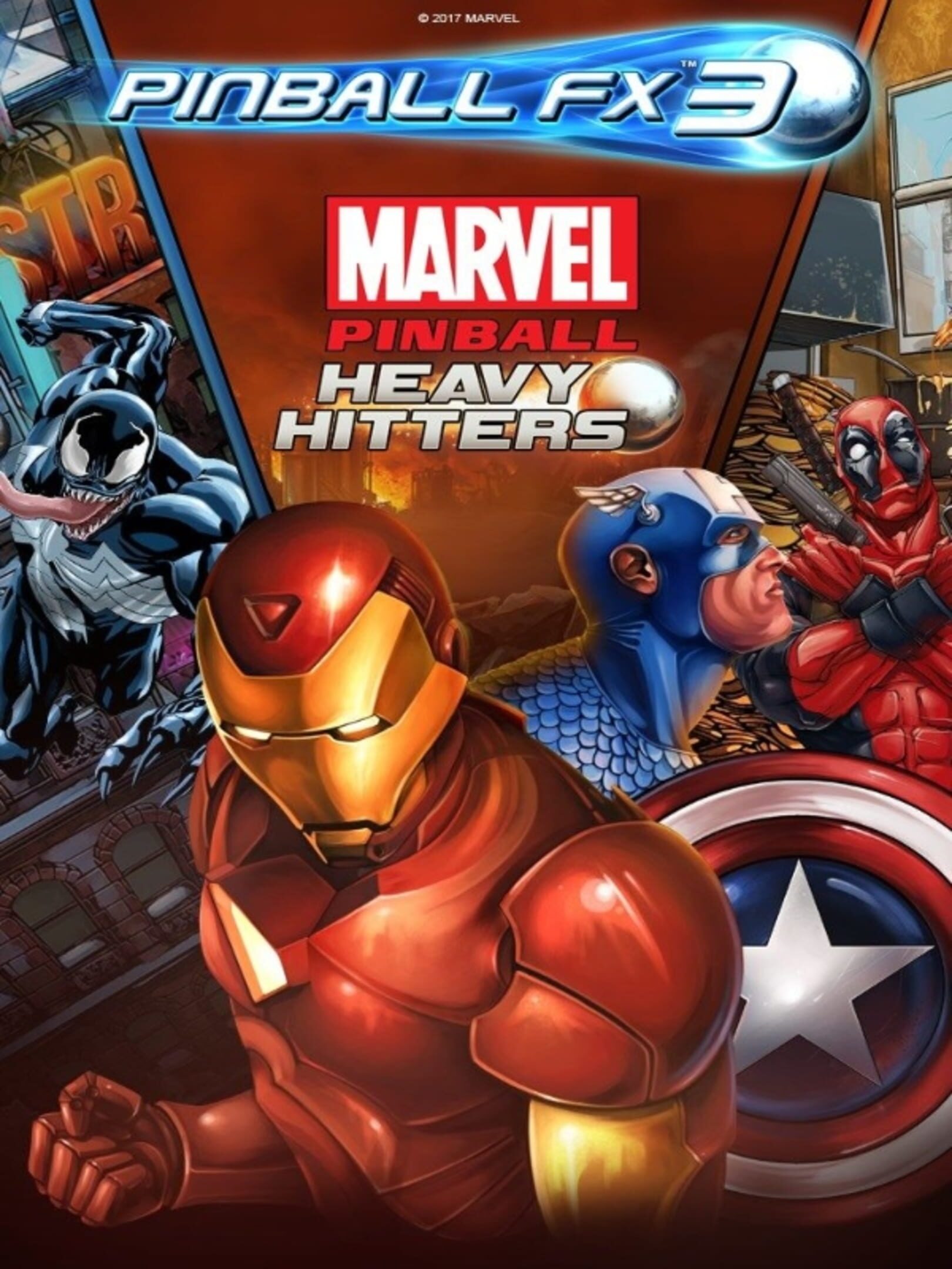 Pinball FX3: Marvel Pinball - Heavy Hitters cover