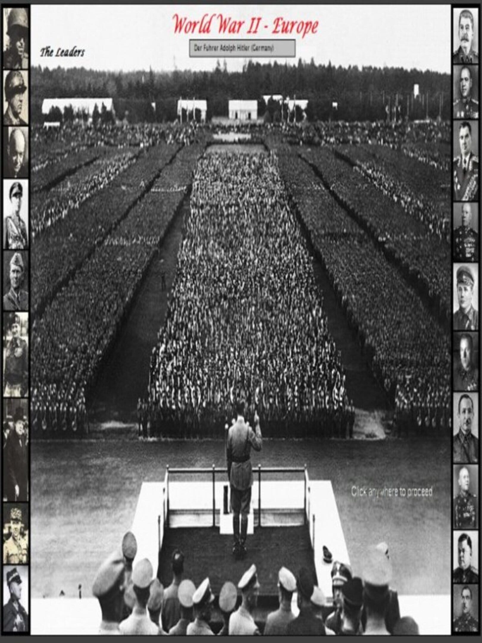 World War II Europe 1939-1945 cover