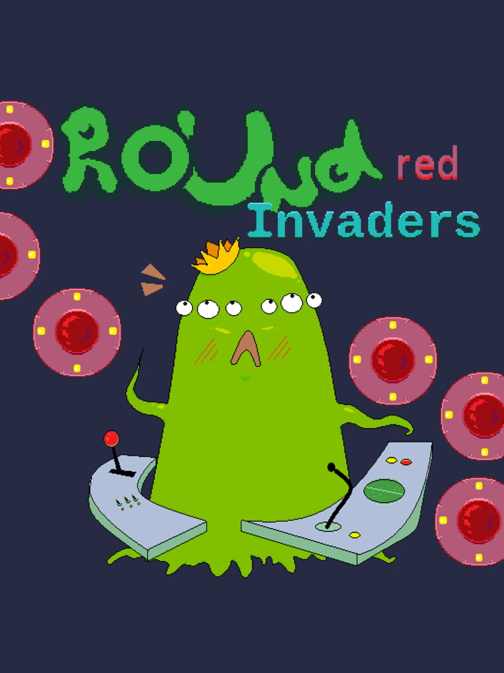Round Invaders Red
