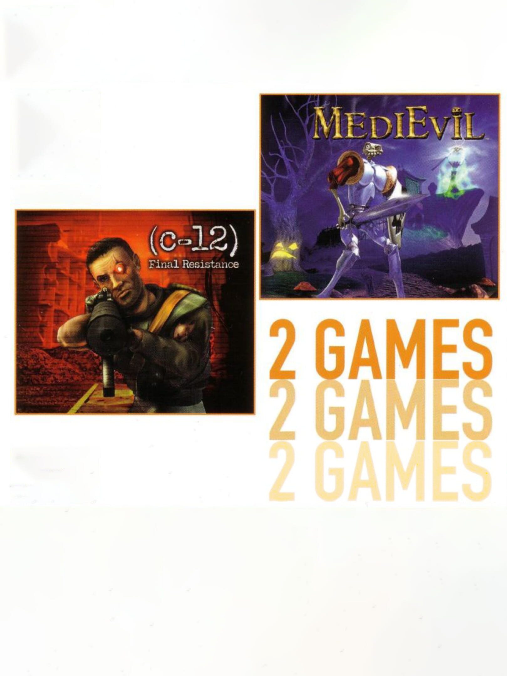 2 Games I MediEvil & C-12: Final Resistance cover