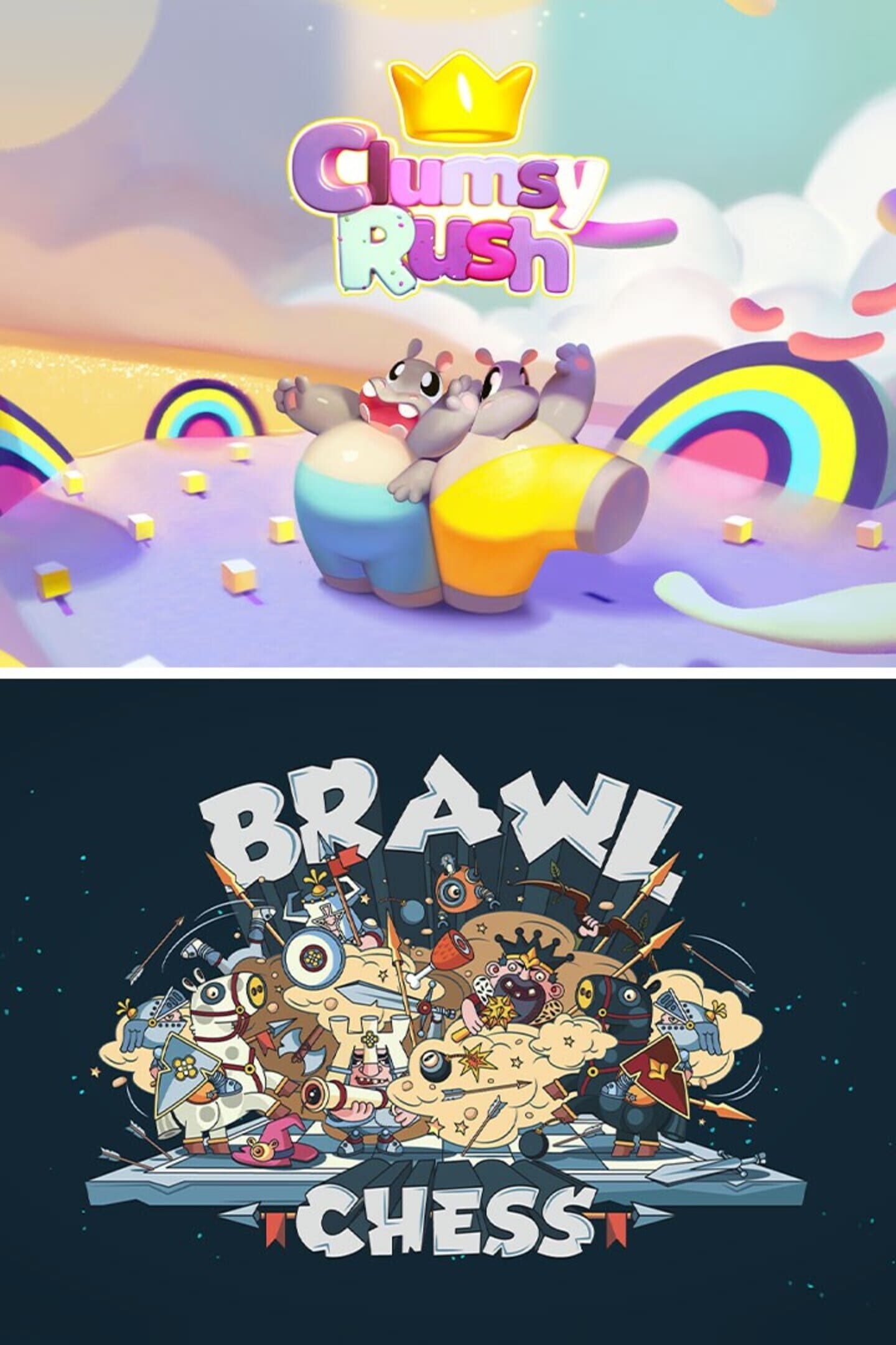 Clumsy Rush + Brawl Chess Family Bundle cover