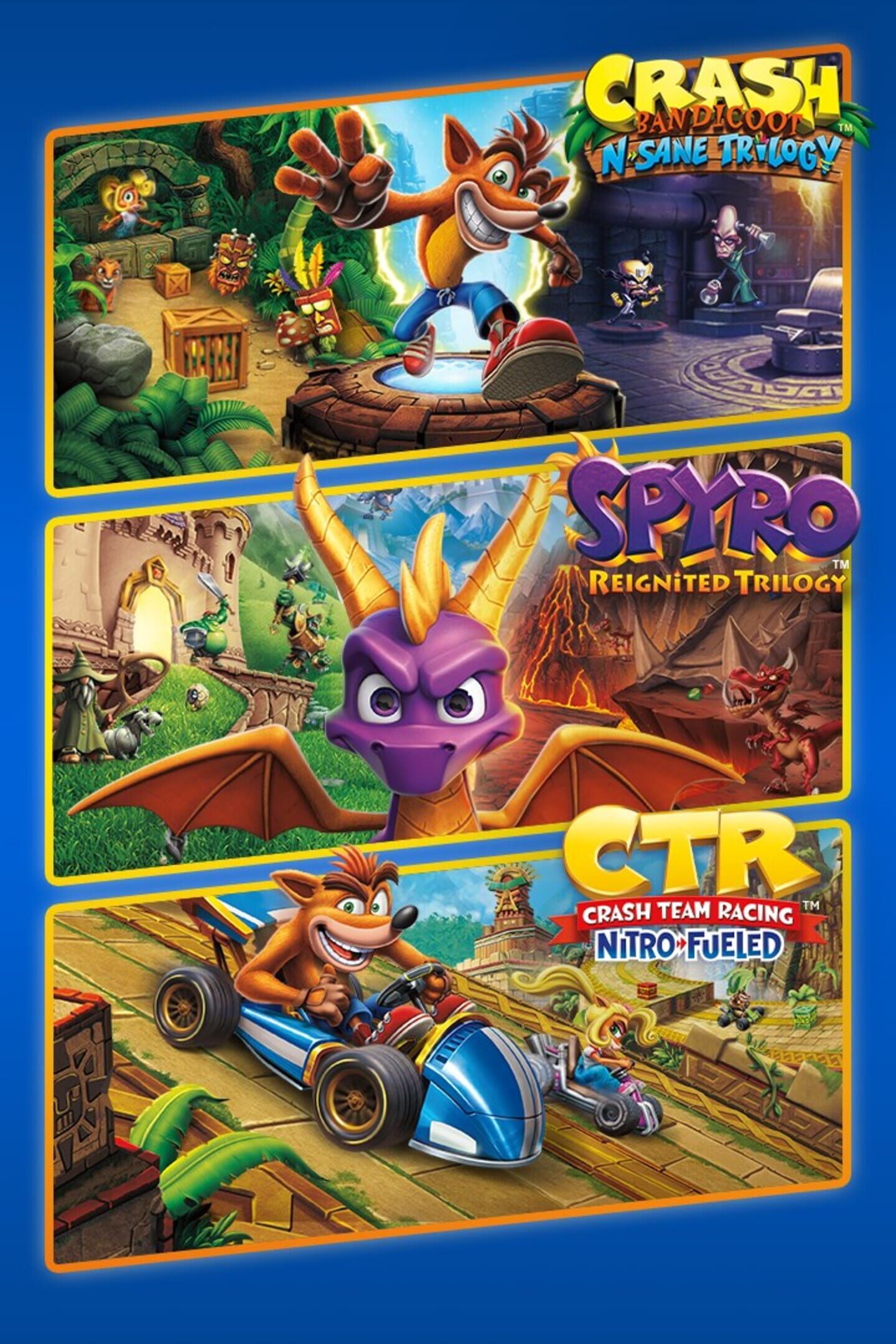 Crash + Spyro Triple Play Bundle cover