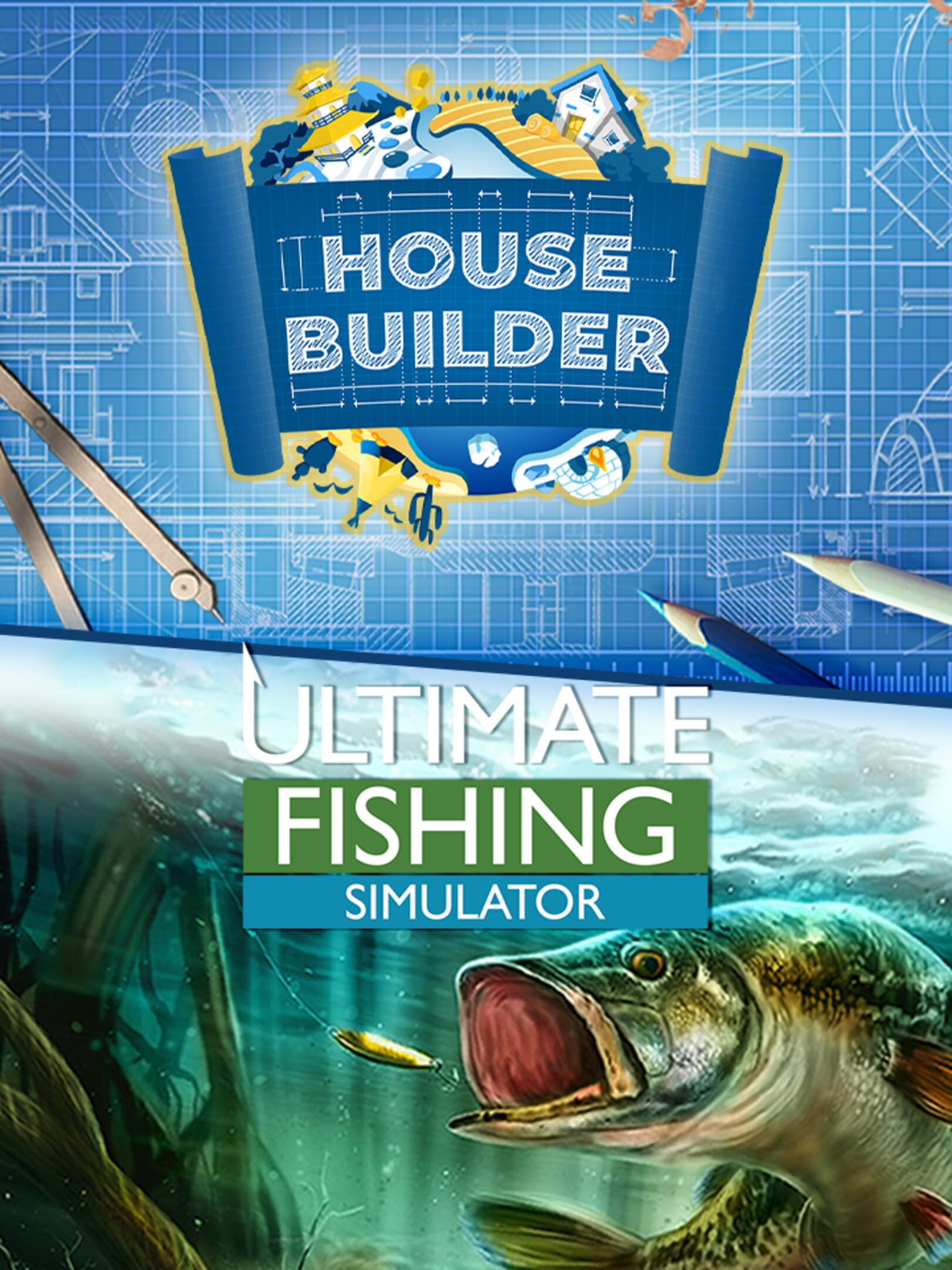 House Builder & Ultimate Fishing Simulator cover