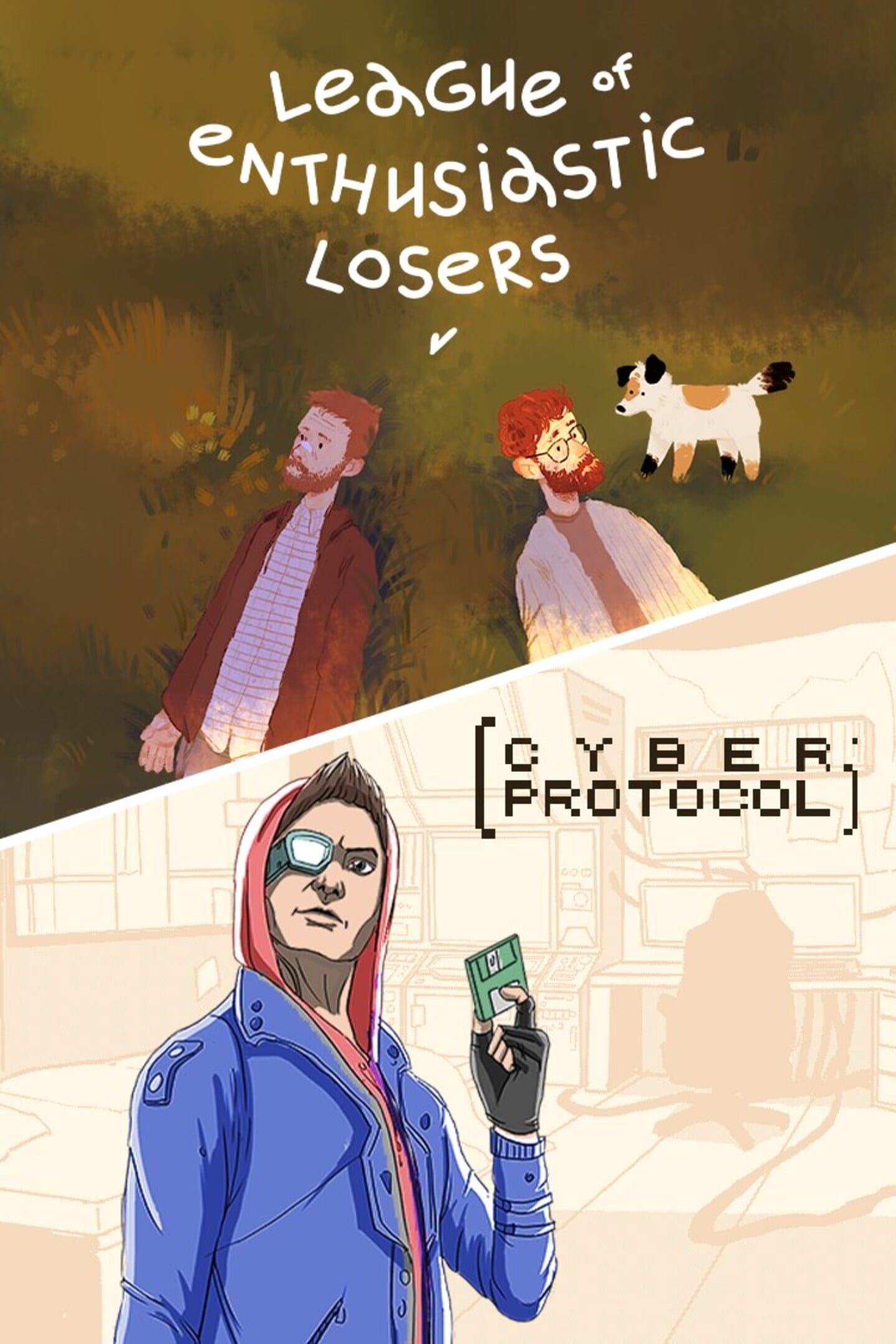 League of Enthusiastic Losers + Cyber Protocol cover