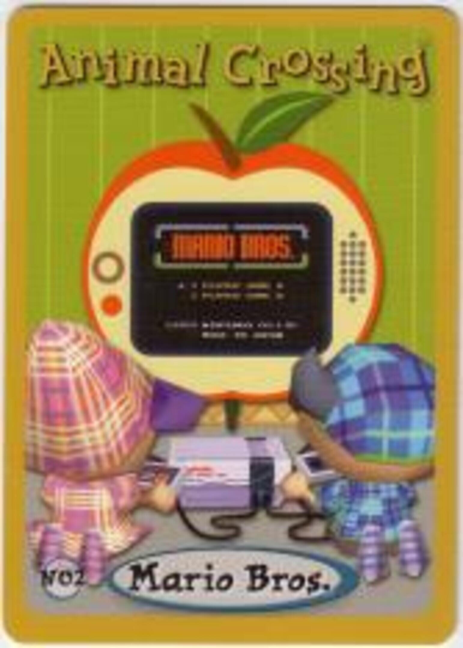 Animal Crossing: Classic Game Card - Mario Bros.