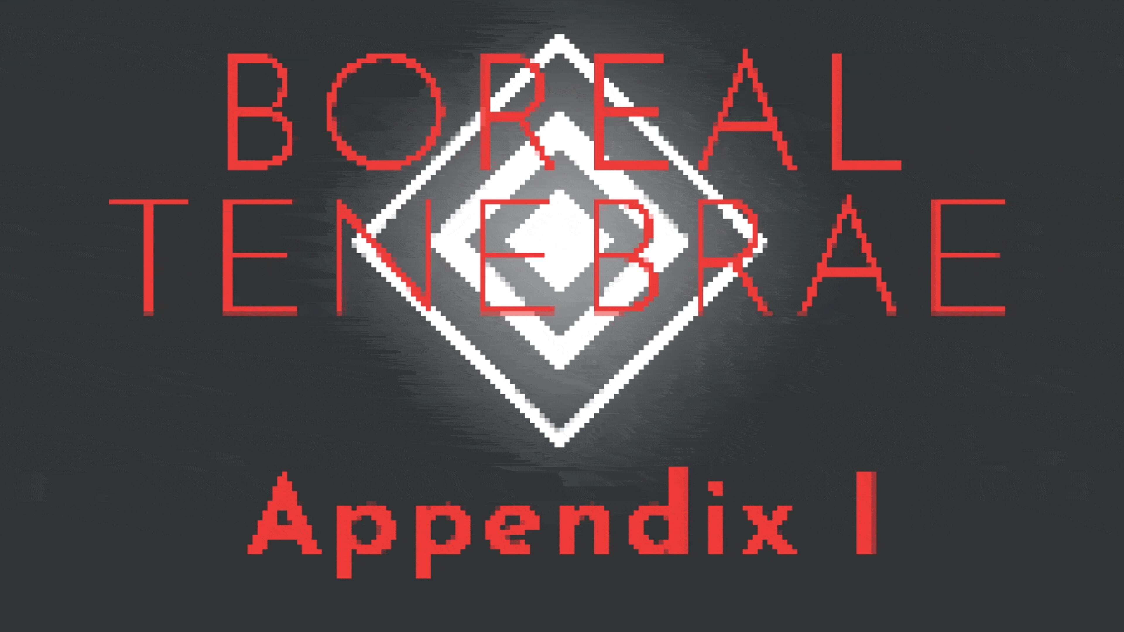 Boreal Tenebrae Appendix I