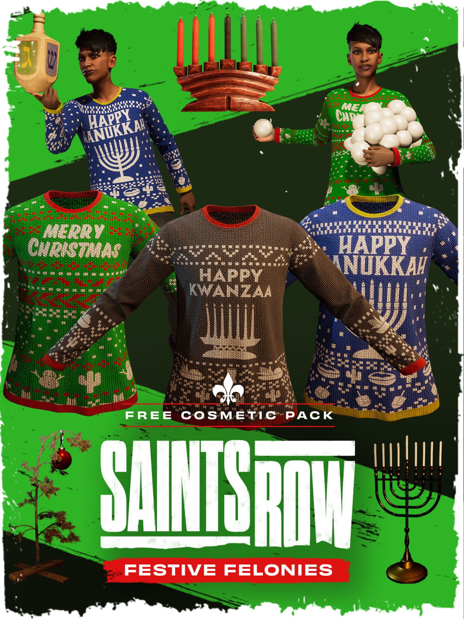 Saints Row: Festive Felonies Cosmetic Pack
