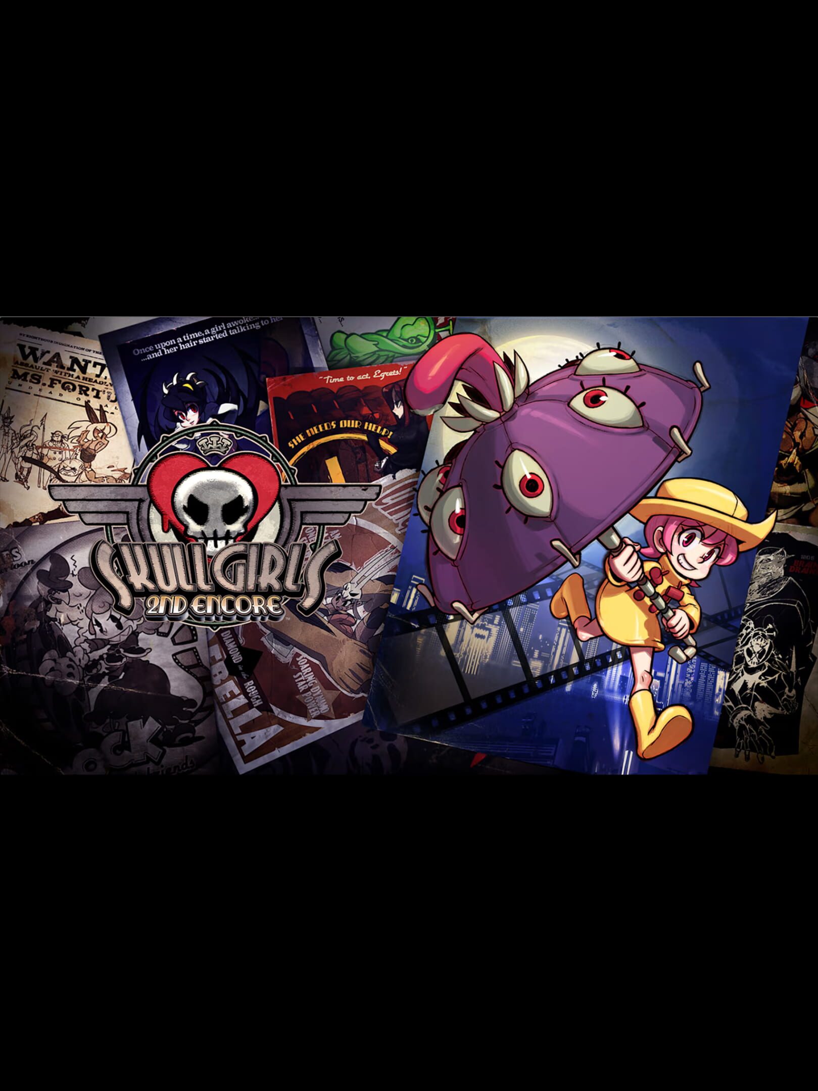 Skullgirls: 2nd Encore - Umbrella cover
