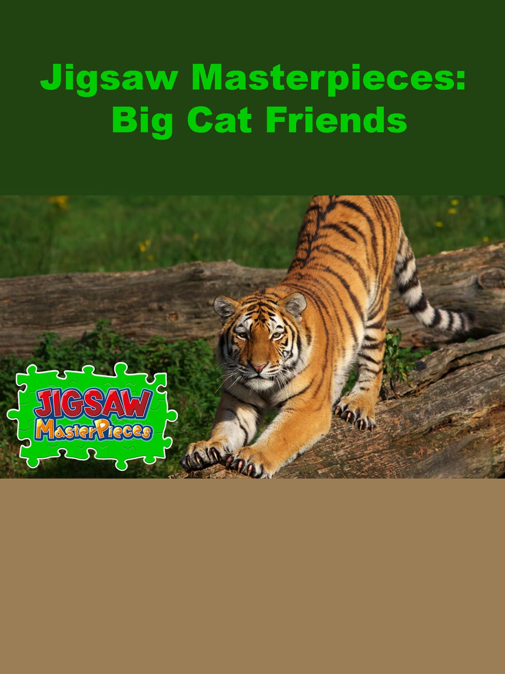 Jigsaw Masterpieces: Big Cat Friends cover