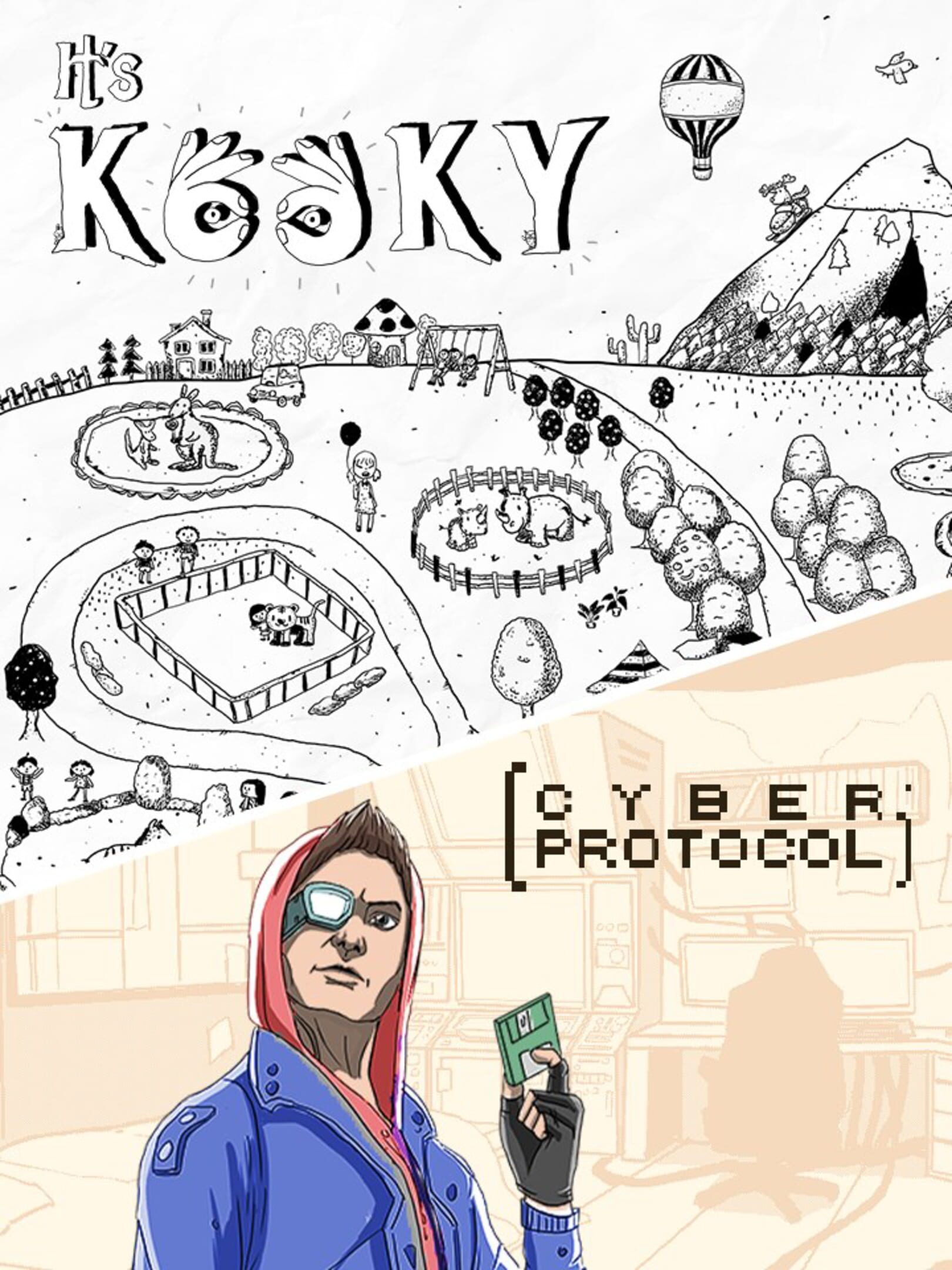 It's Kooky + Cyber Protocol cover