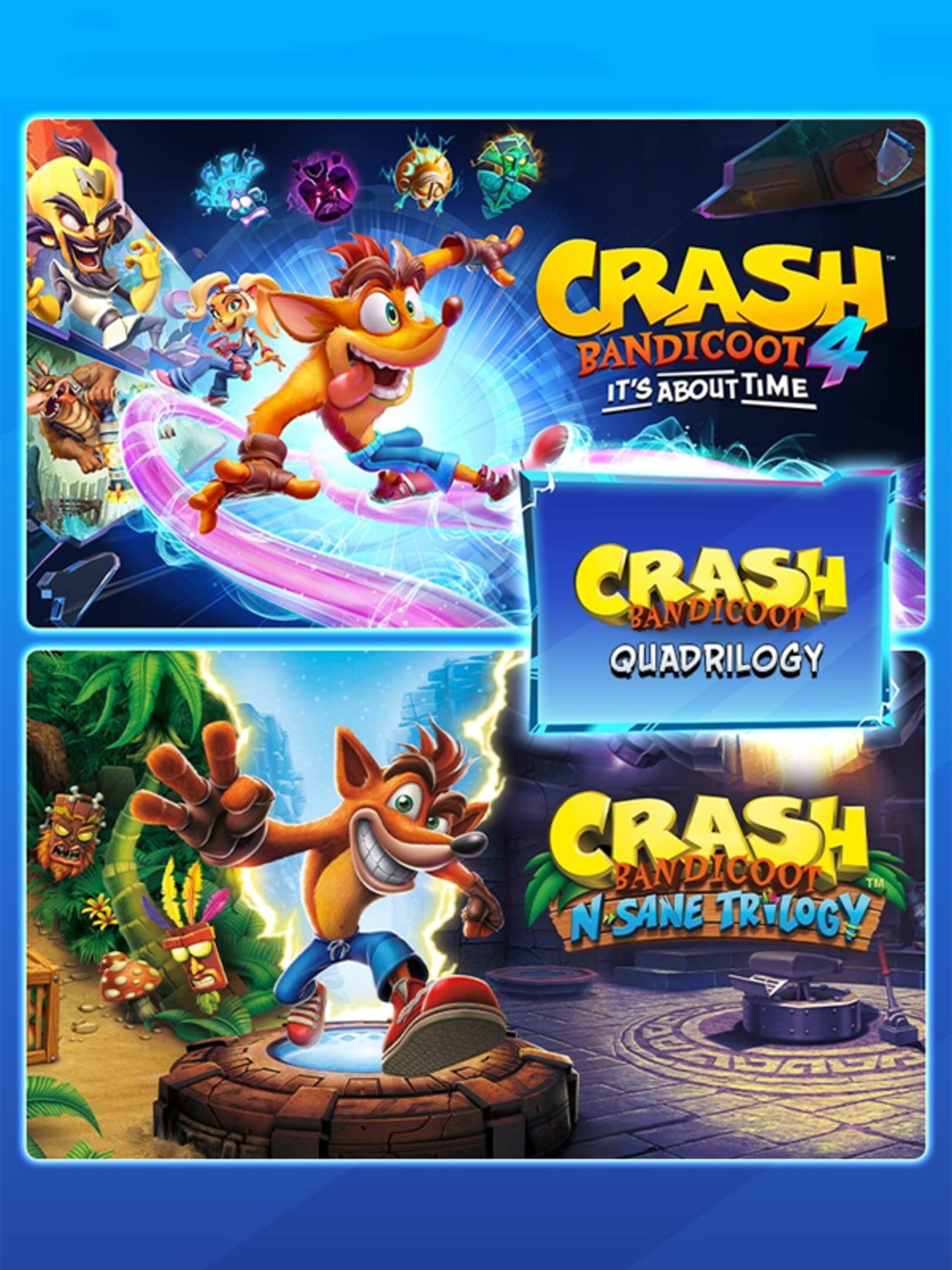Crash Bandicoot: Quadrilogy Bundle cover