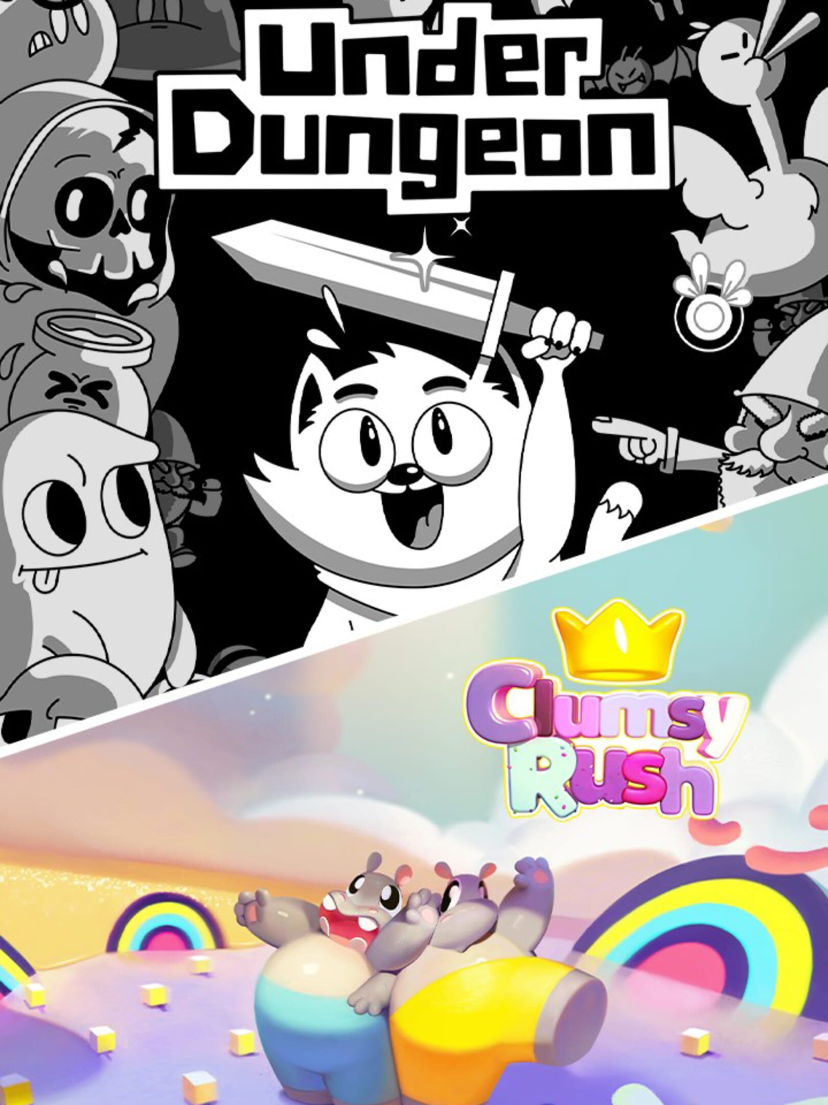 UnderDungeon + Clumsy Rush cover