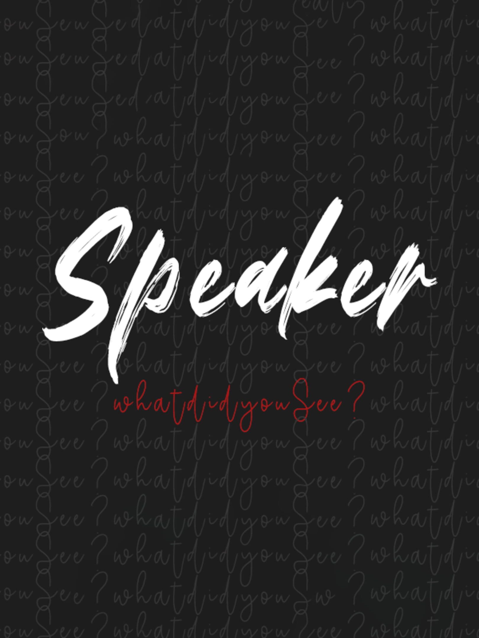Speaker cover