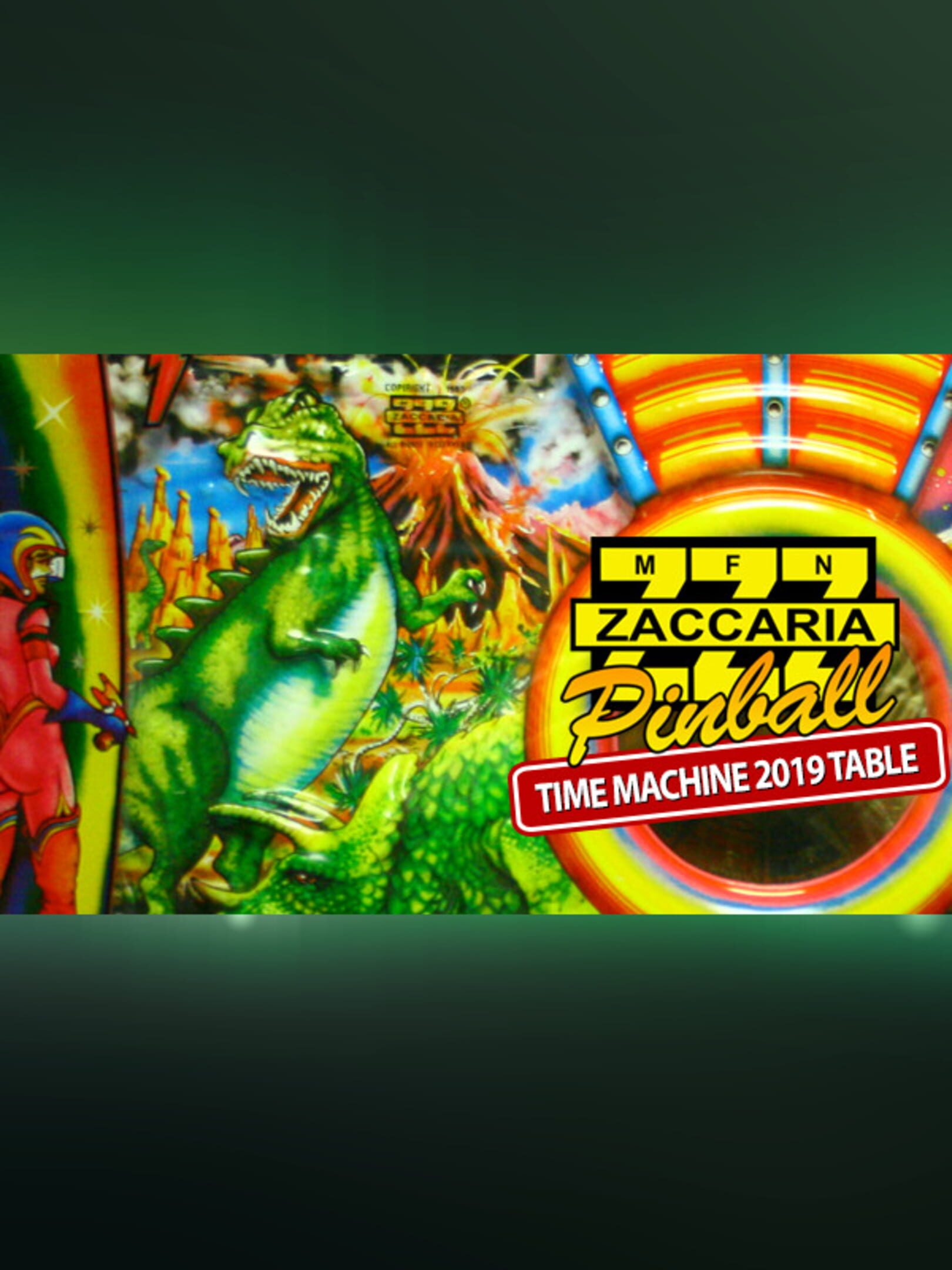Zaccaria Pinball: Time Machine 2019 Table cover