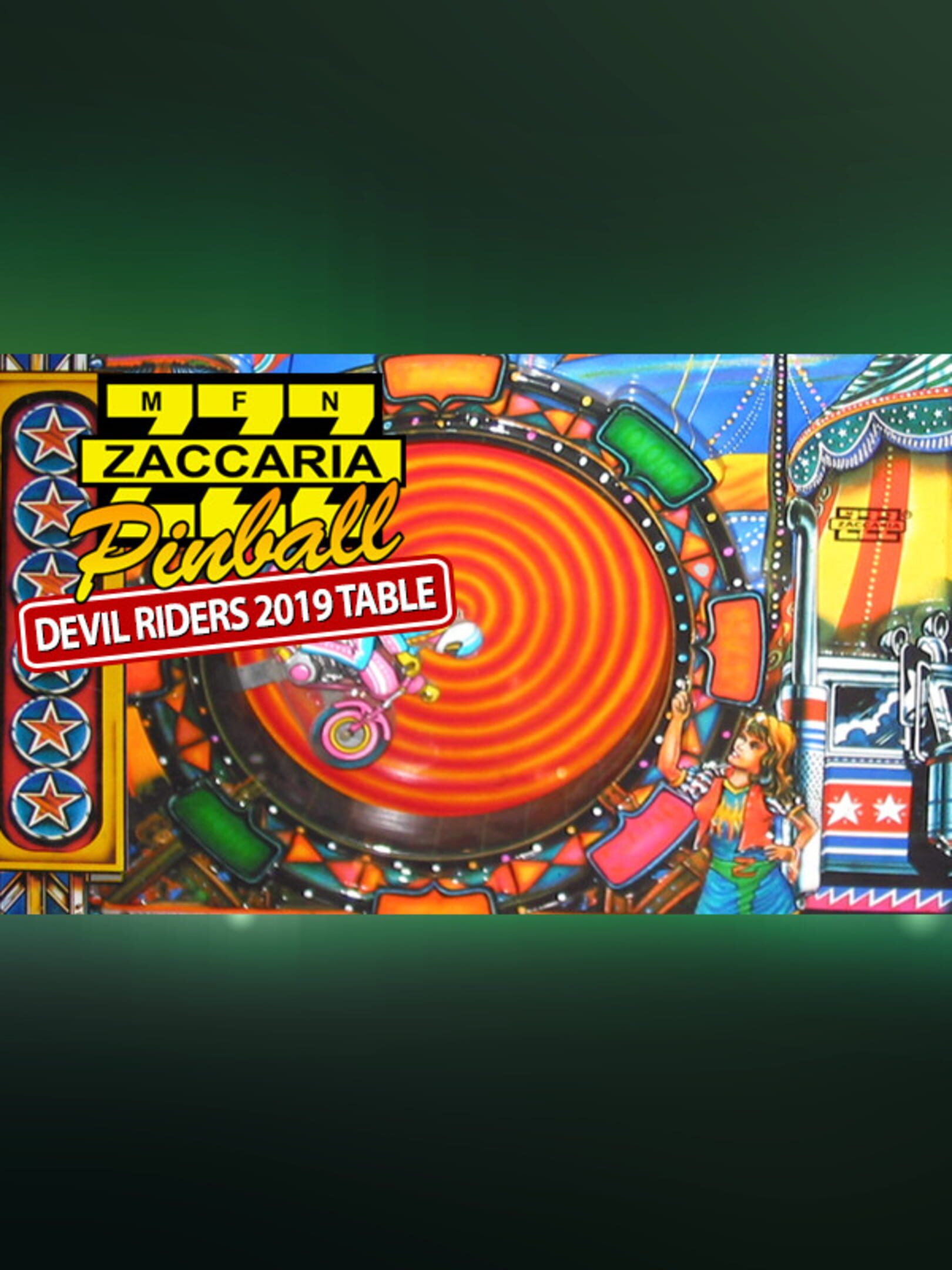 Zaccaria Pinball: Devil Riders 2019 Table