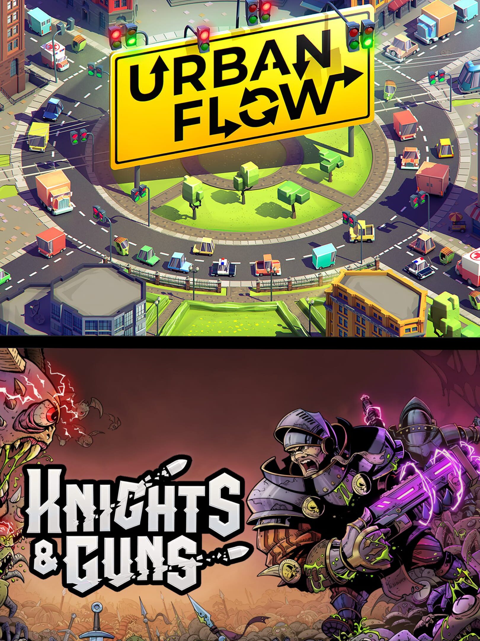 Couch Co-Op: Urban Flow + Knights & Guns cover