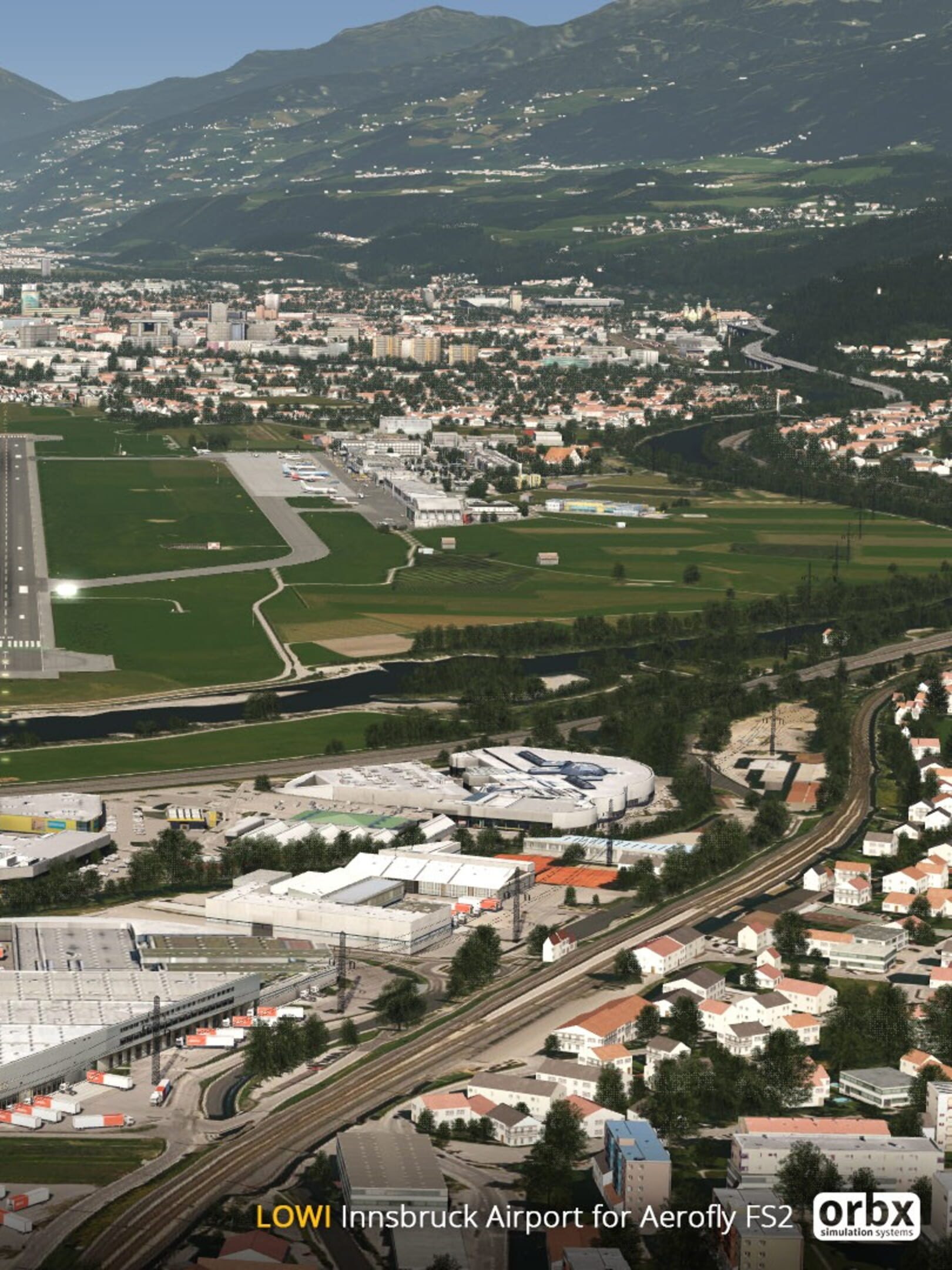 Aerofly FS 2 Flight Simulator: Orbx - Innsbruck Airport cover