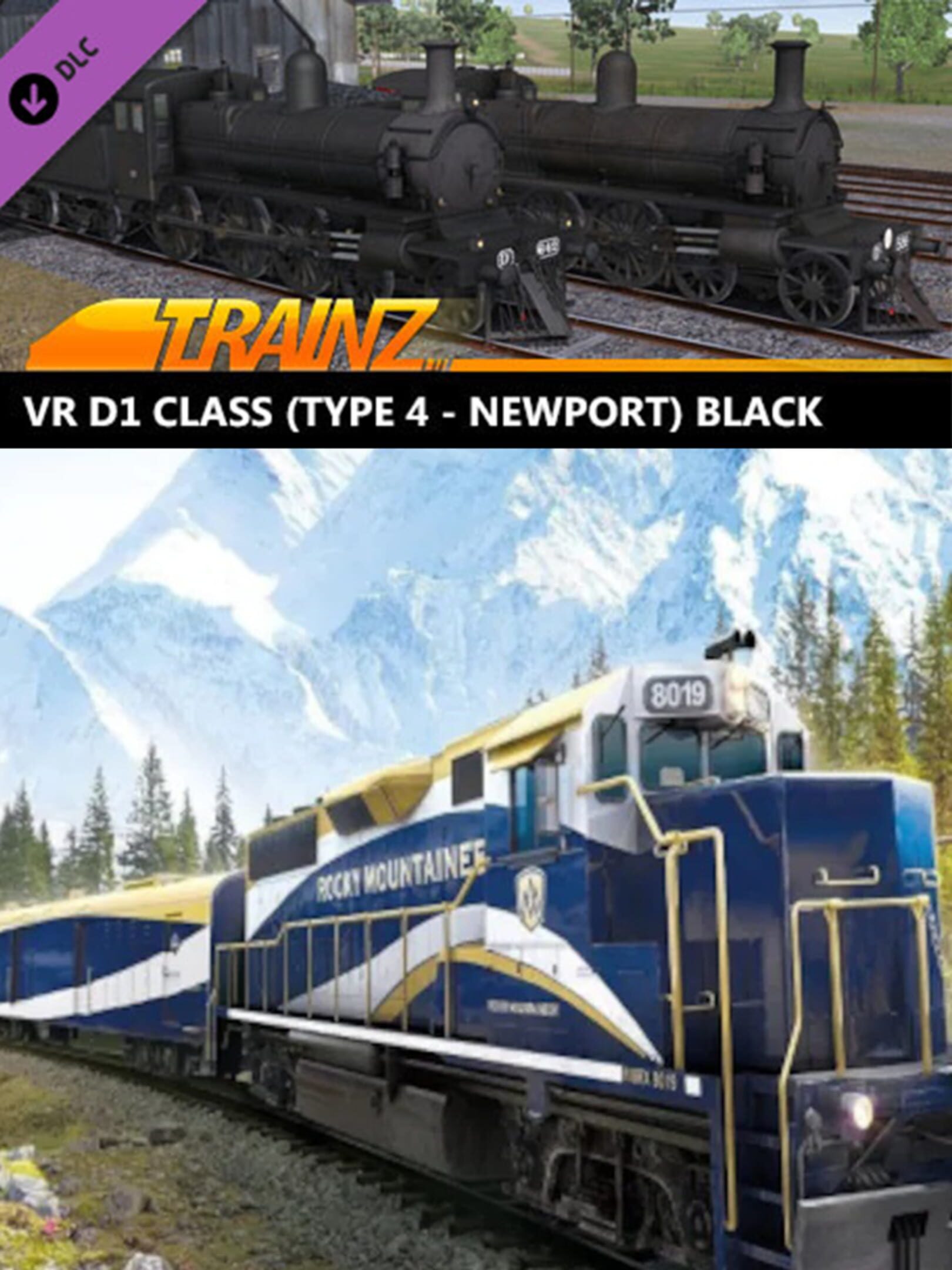 Trainz Railroad Simulator 2019: Victorian Railways D1 Class (Type 4 - Newport) Black cover