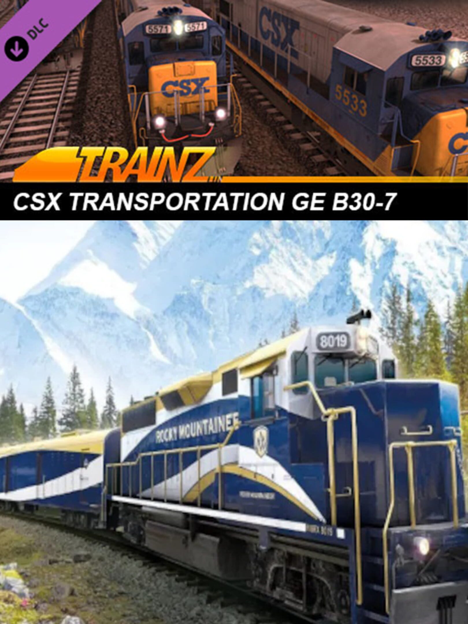 Trainz Railroad Simulator 2019: CSX Transportation GE B30-7 cover