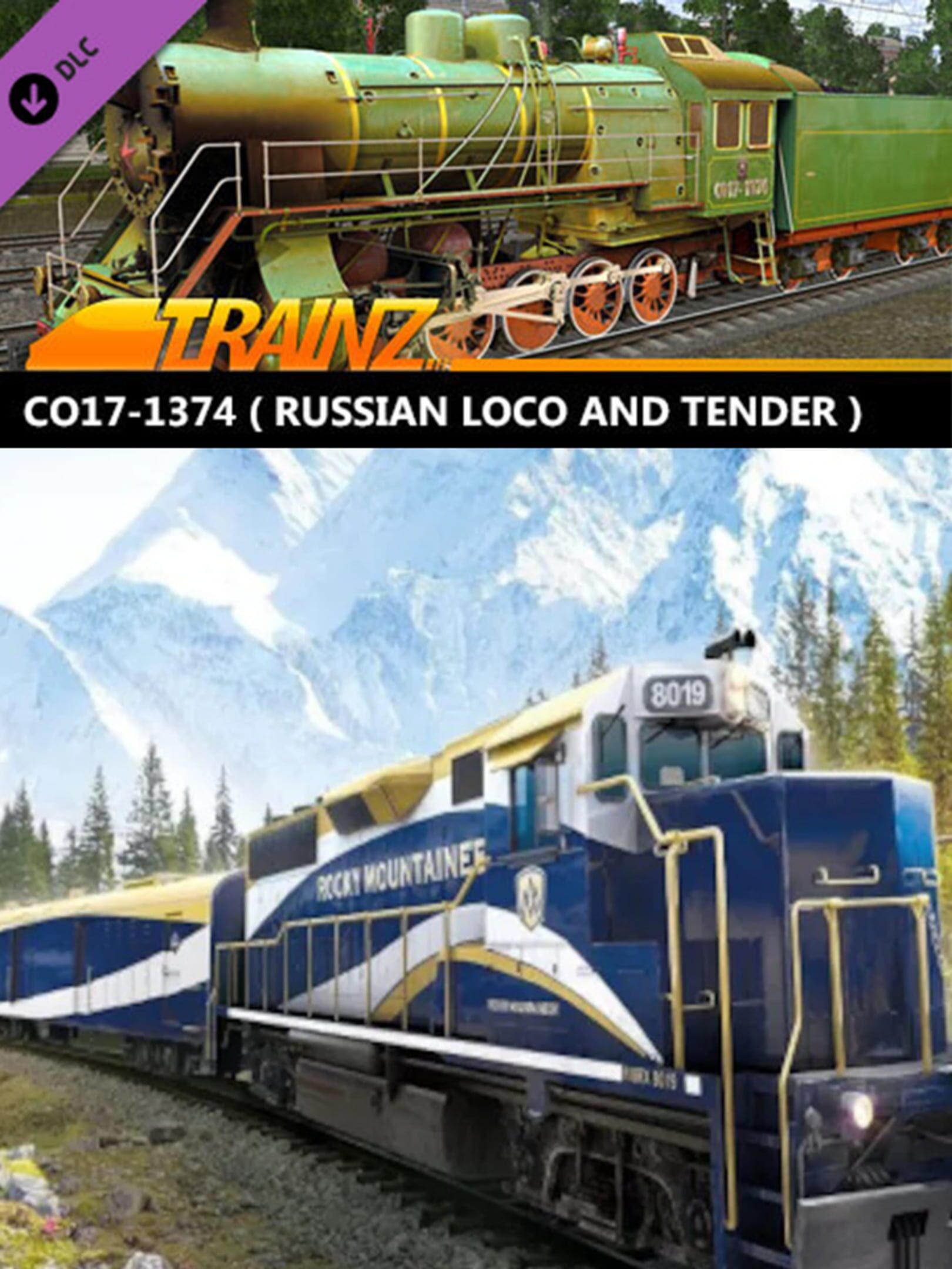 Trainz Railroad Simulator 2019: CO17-1374 Russian Loco and Tender cover