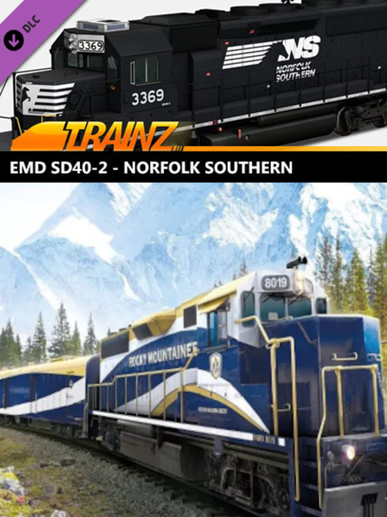 Trainz Railroad Simulator 2019: EMD SD40-2 - NS cover