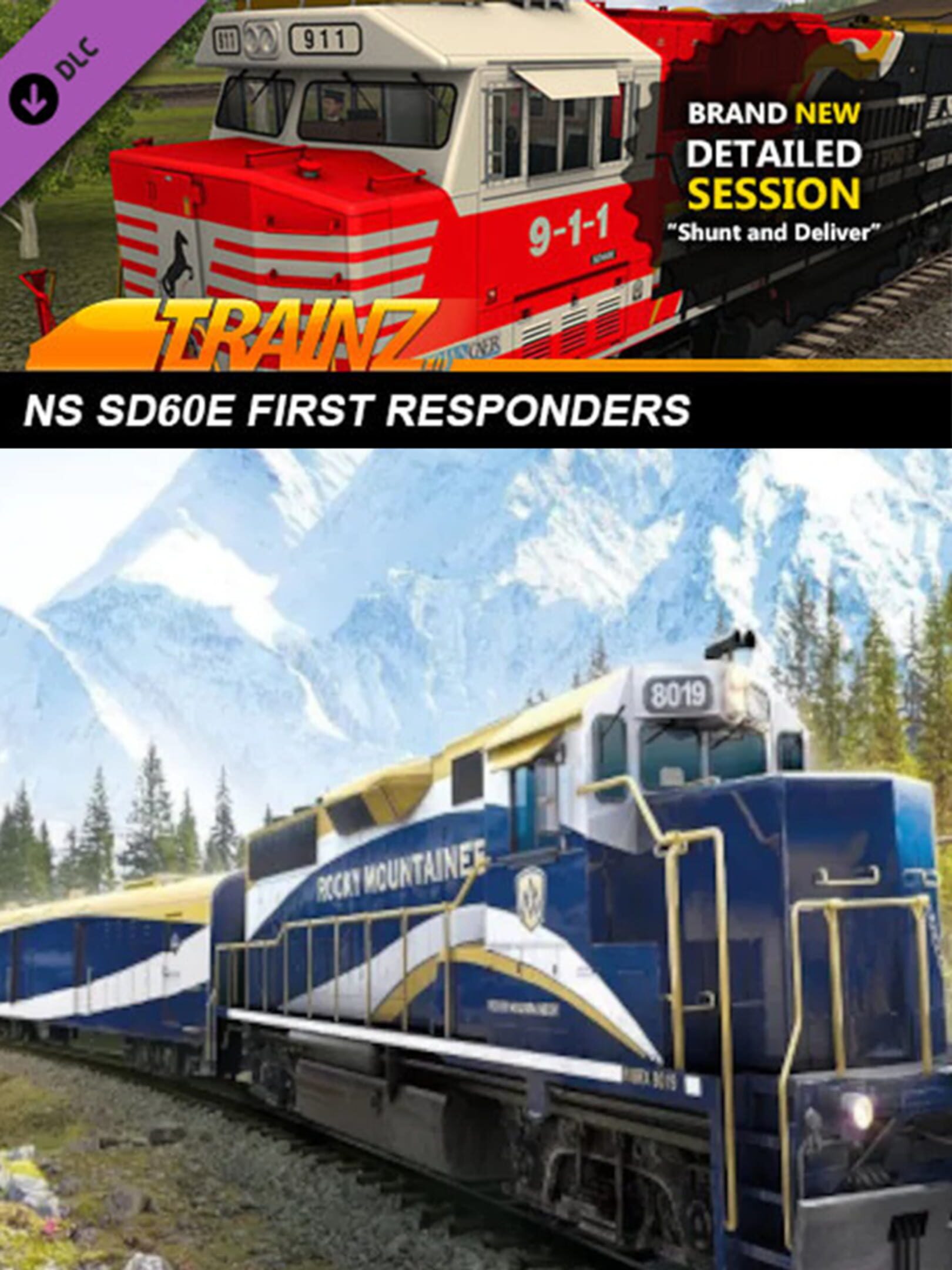 Trainz Railroad Simulator 2019: NS SD60E First Responders cover