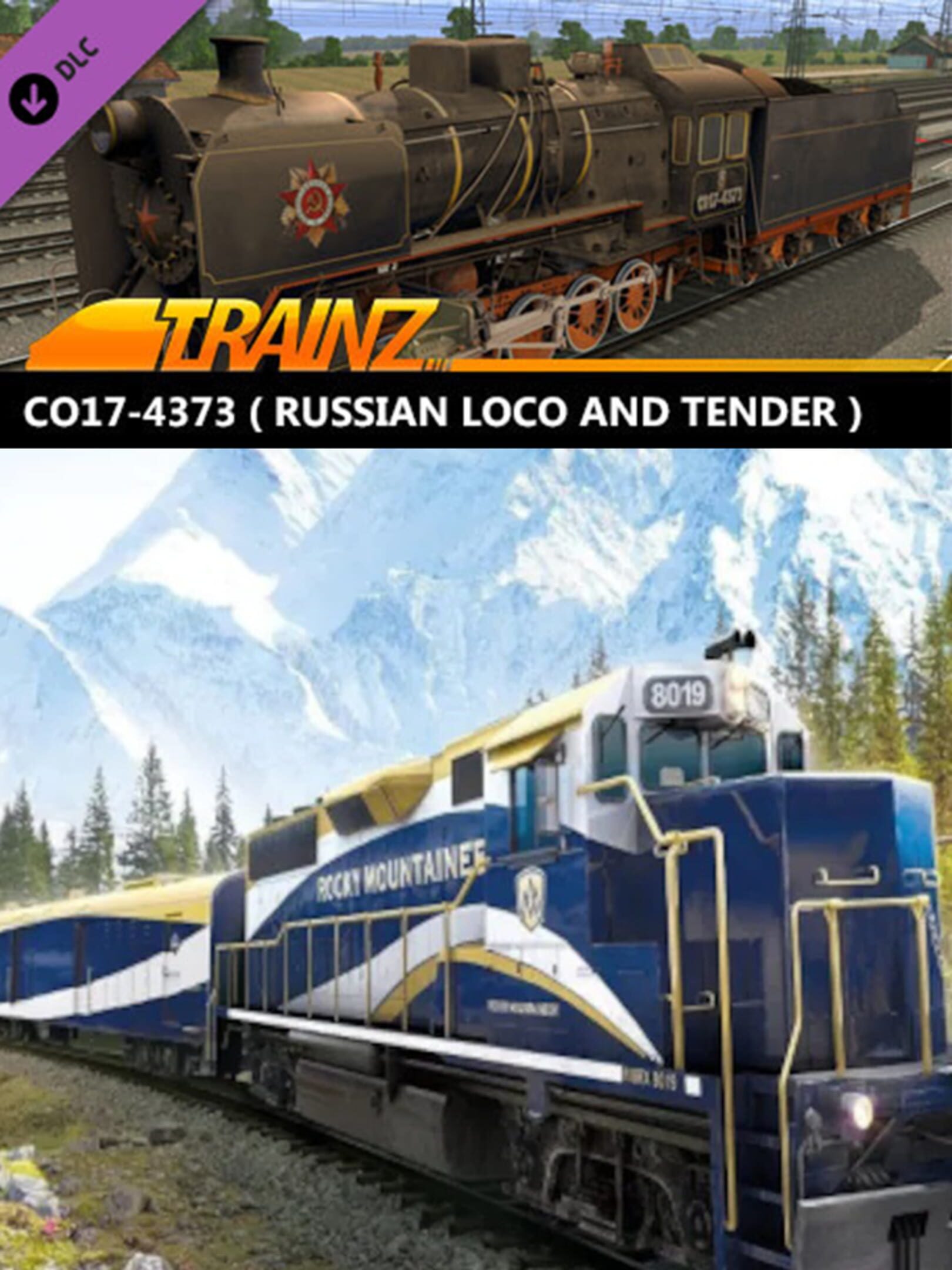 Trainz Railroad Simulator 2019: CO17-4373 Russian Loco and Tender cover