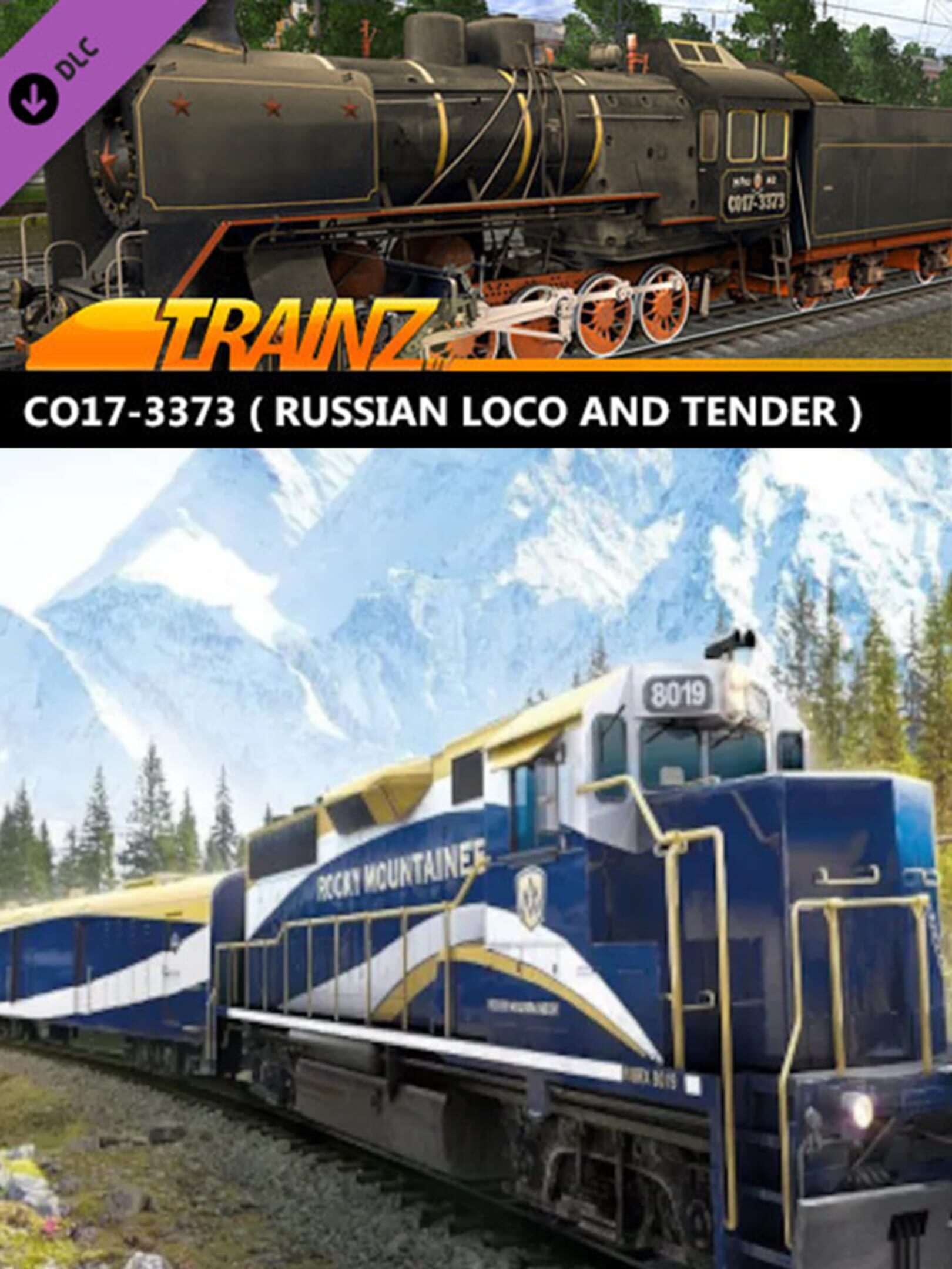 Trainz Railroad Simulator 2019: CO17-3373 Russian Loco and Tender cover