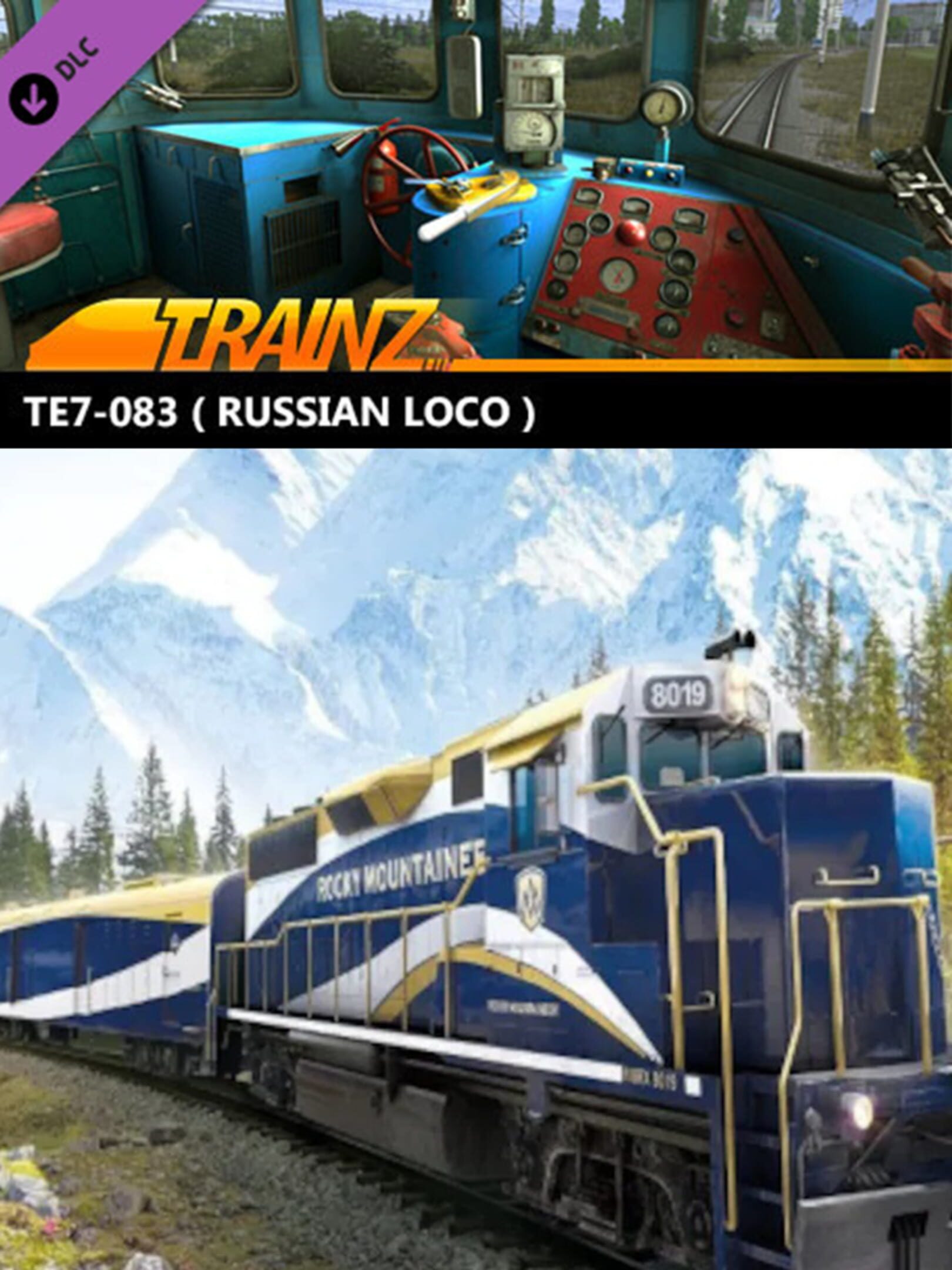 Trainz Railroad Simulator 2019: TE7-083 cover