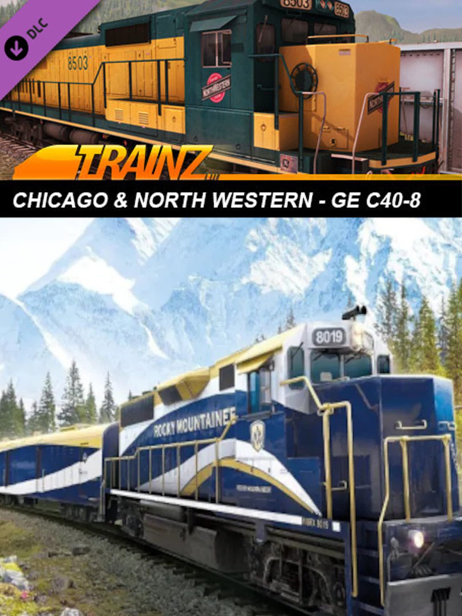 Trainz Railroad Simulator 2019: Chicago & North Western GE C40-8 cover