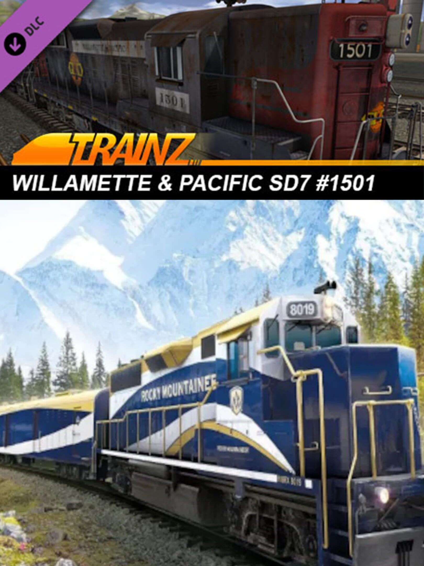 Trainz Railroad Simulator 2019: Willamette & Pacific SD7 #1501 cover