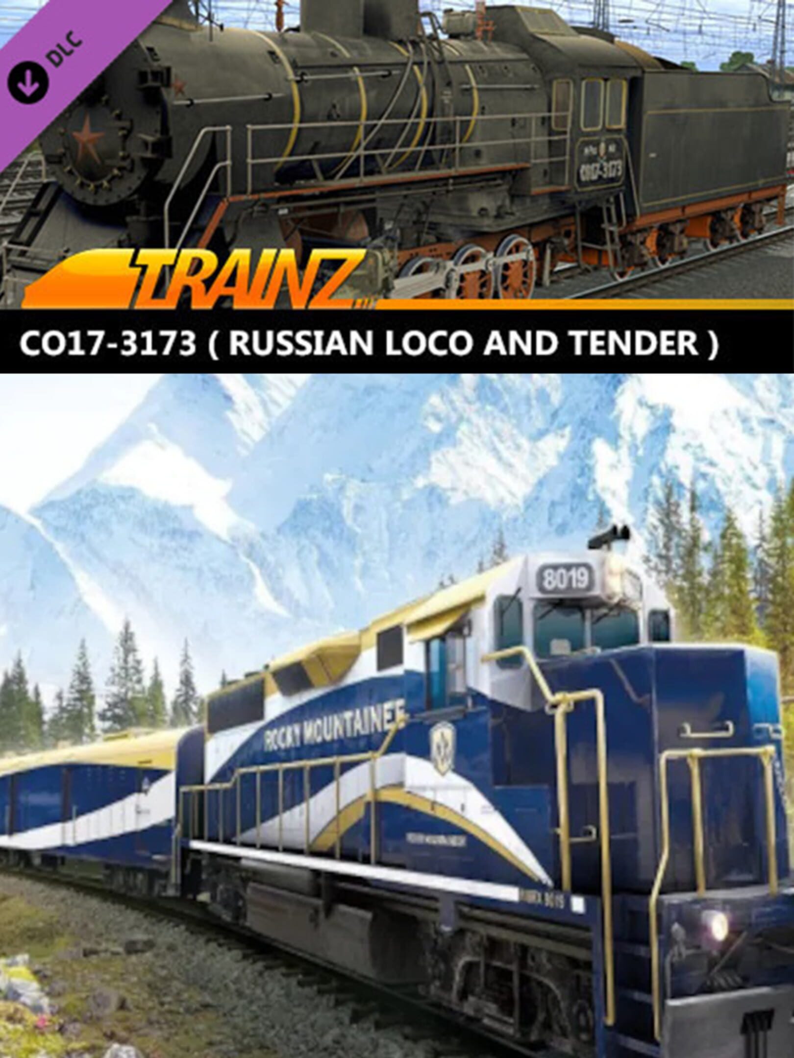 Trainz Railroad Simulator 2019: CO17-3173 Russian Loco and Tender cover