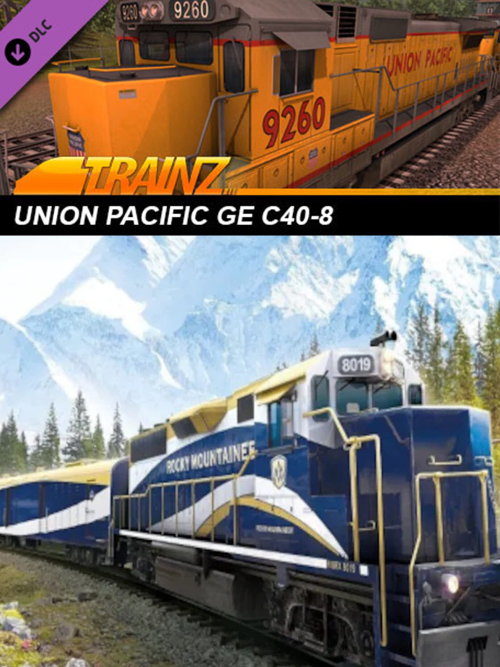 Trainz Railroad Simulator 2019: Union Pacific GE C40-8 cover