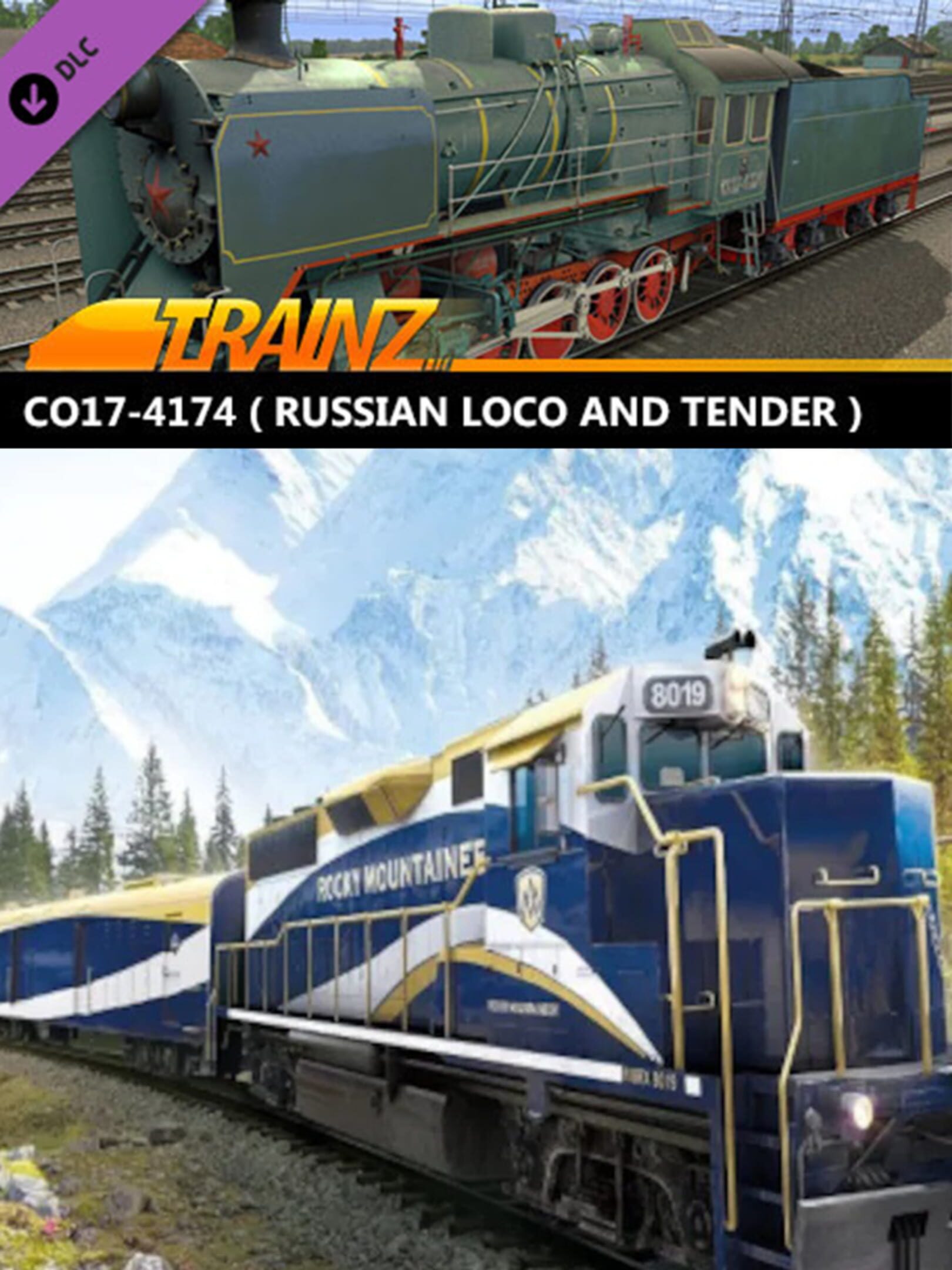 Trainz Railroad Simulator 2019: CO17-4174 Russian Loco and Tender cover