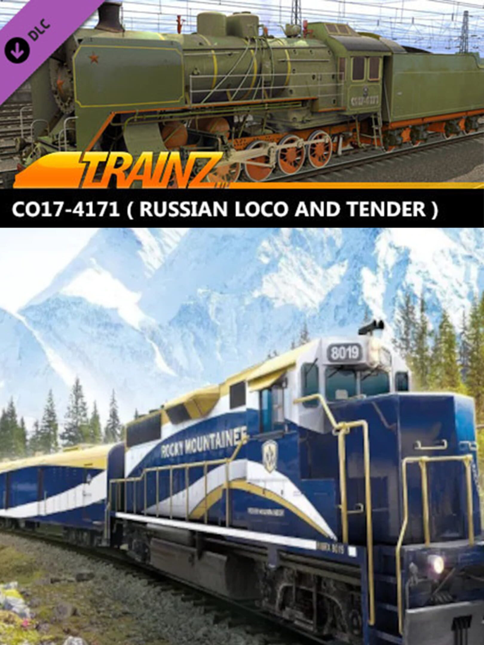 Trainz Railroad Simulator 2019: CO17-4171 Russian Loco and Tender cover