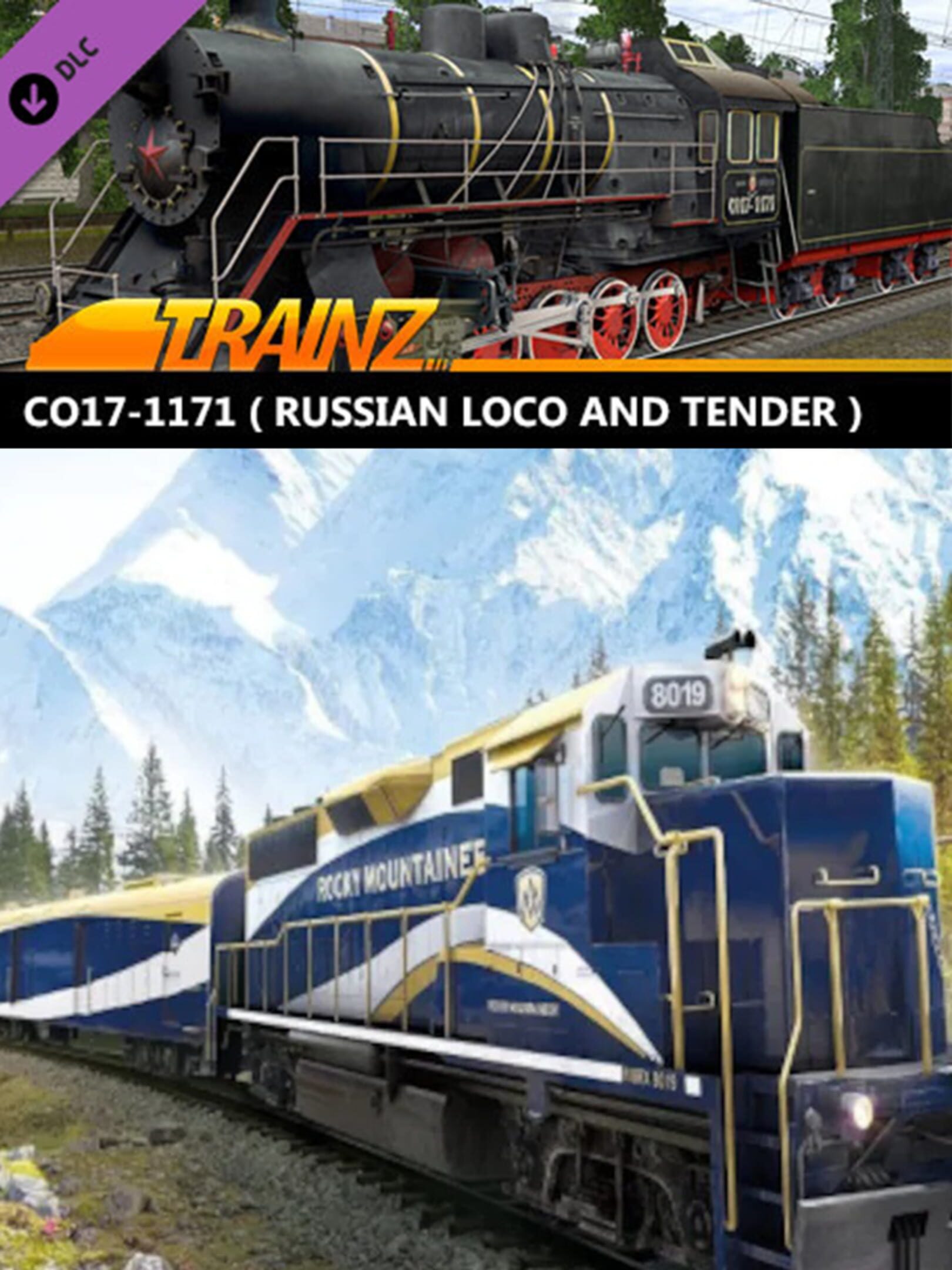 Trainz Railroad Simulator 2019: CO17-1171 Russian Loco and Tender cover