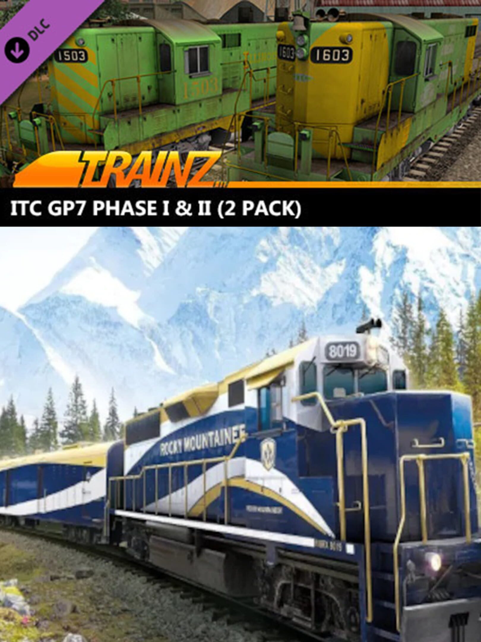 Trainz Railroad Simulator 2019: ITC GP7 Phase I & II (2 Pack) cover