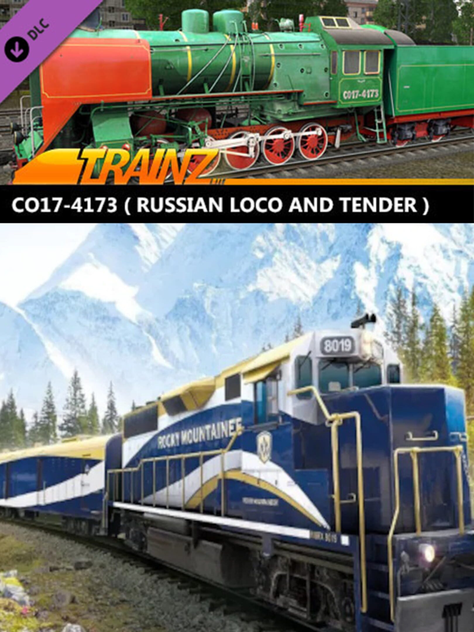 Trainz Railroad Simulator 2019: CO17-4173 Russian Loco and Tender cover