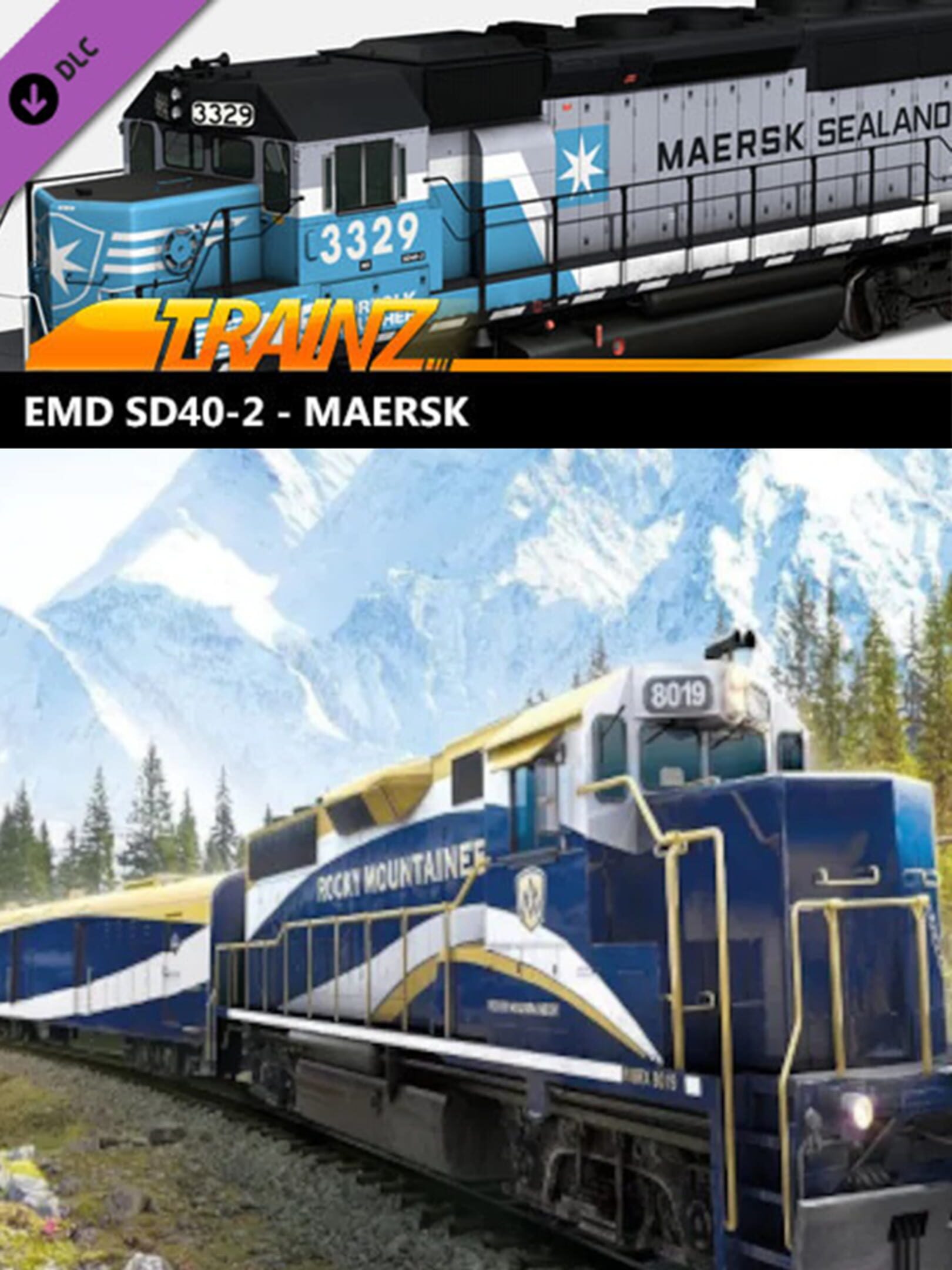 Trainz Railroad Simulator 2019: EMD SD40-2 - Maersk cover