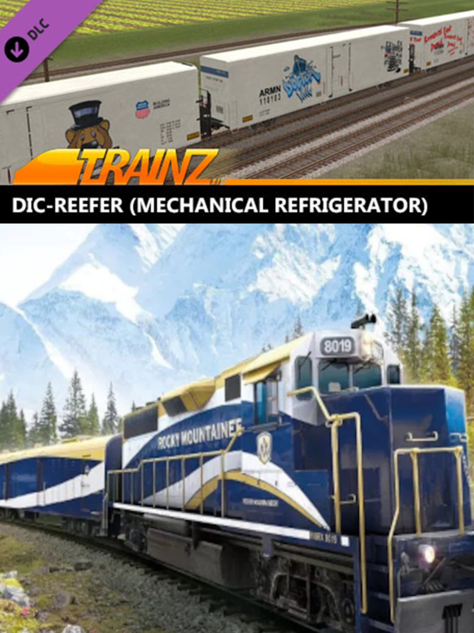 Trainz Railroad Simulator 2019: DIC-Reefer (Mechanical Refrigerator) cover