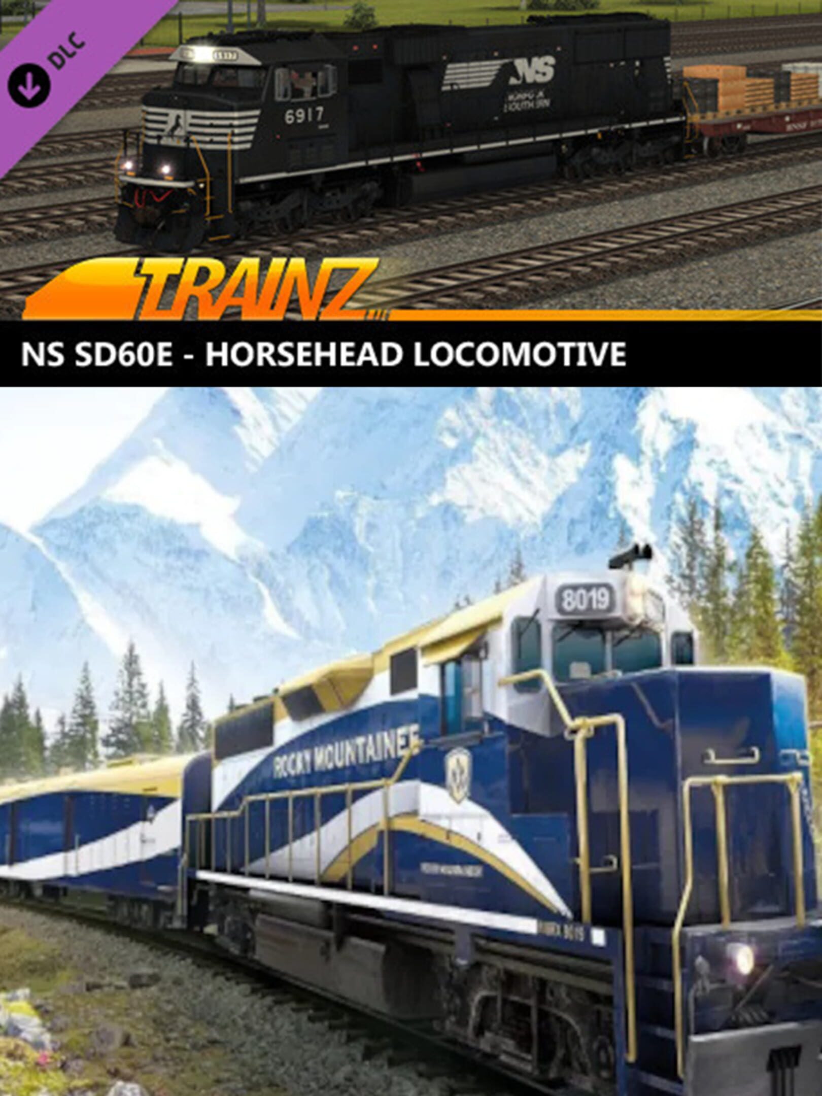 Trainz Railroad Simulator 2019: NS SD60E - Horsehead cover