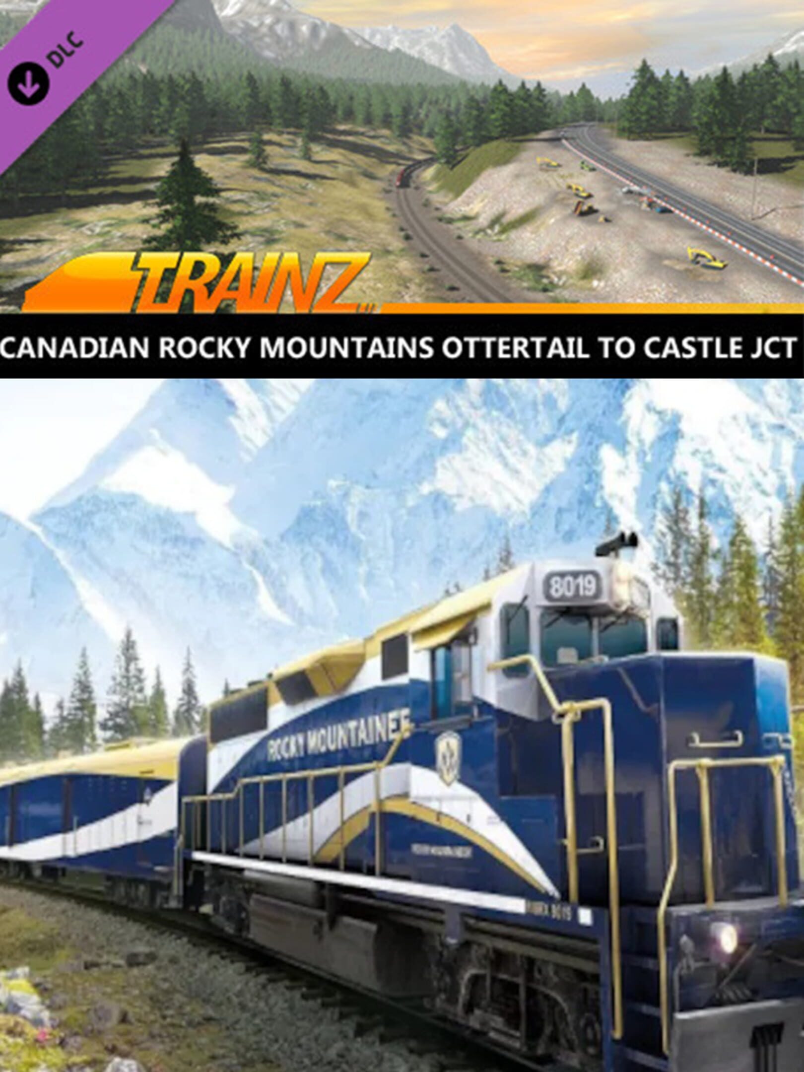 Trainz Railroad Simulator 2019: Canadian Rocky Mountains Ottertail to Castle Jct cover