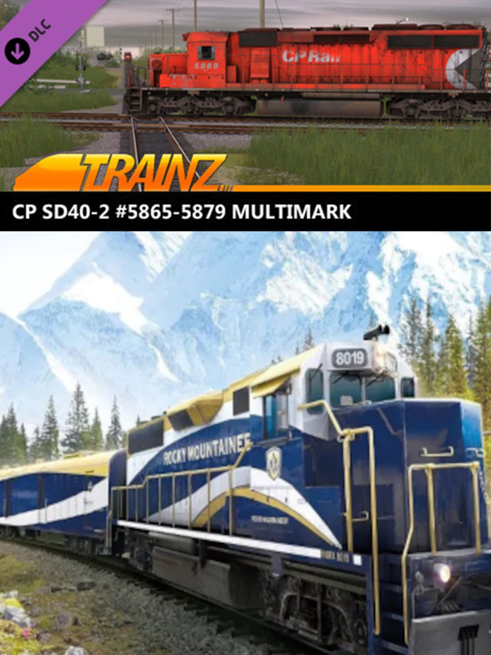 Trainz Railroad Simulator 2019: CP SD40-2 #5865-5879 Multimark cover