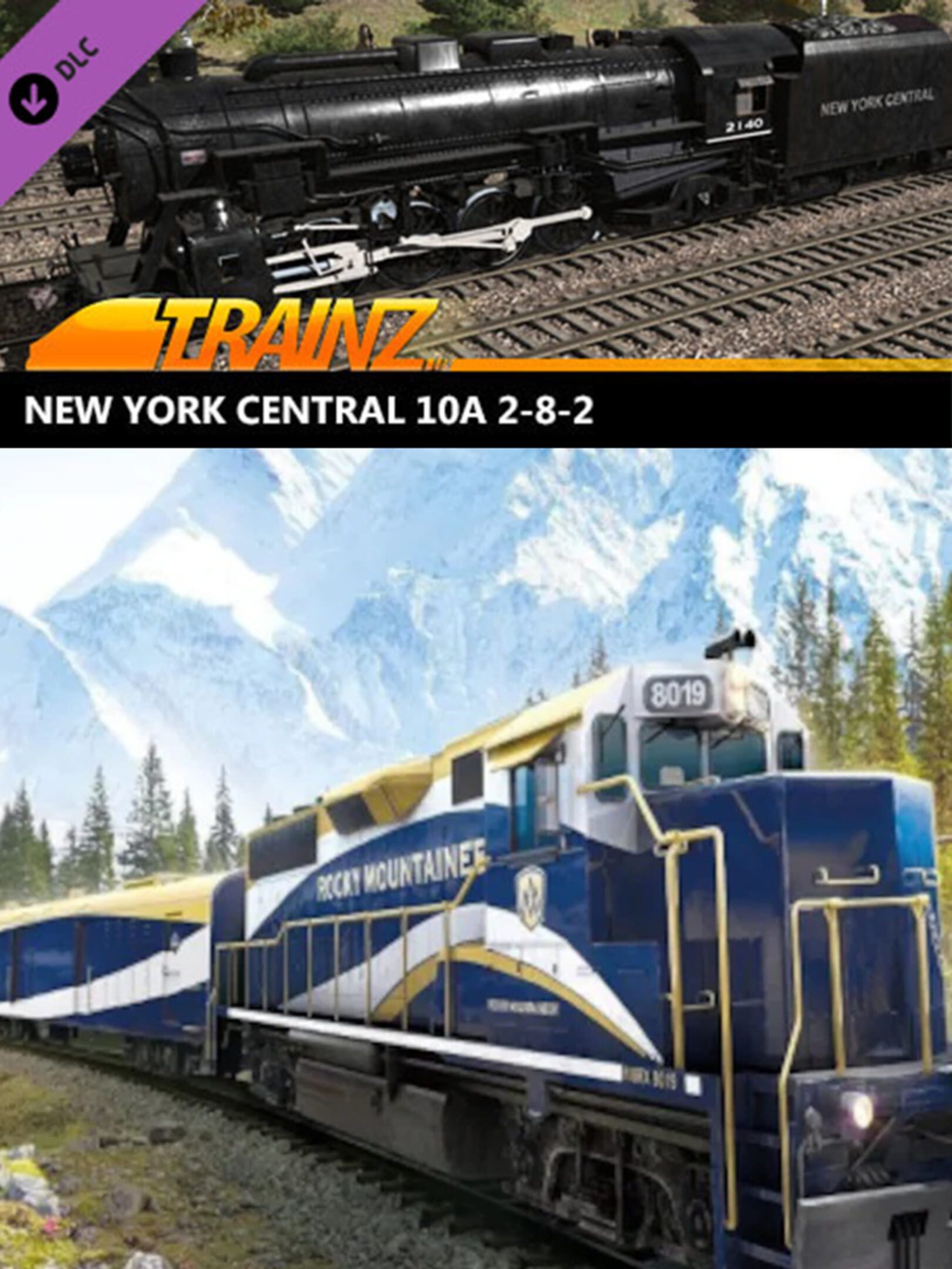 Trainz Railroad Simulator 2019: New York Central 10a 2-8-2 cover