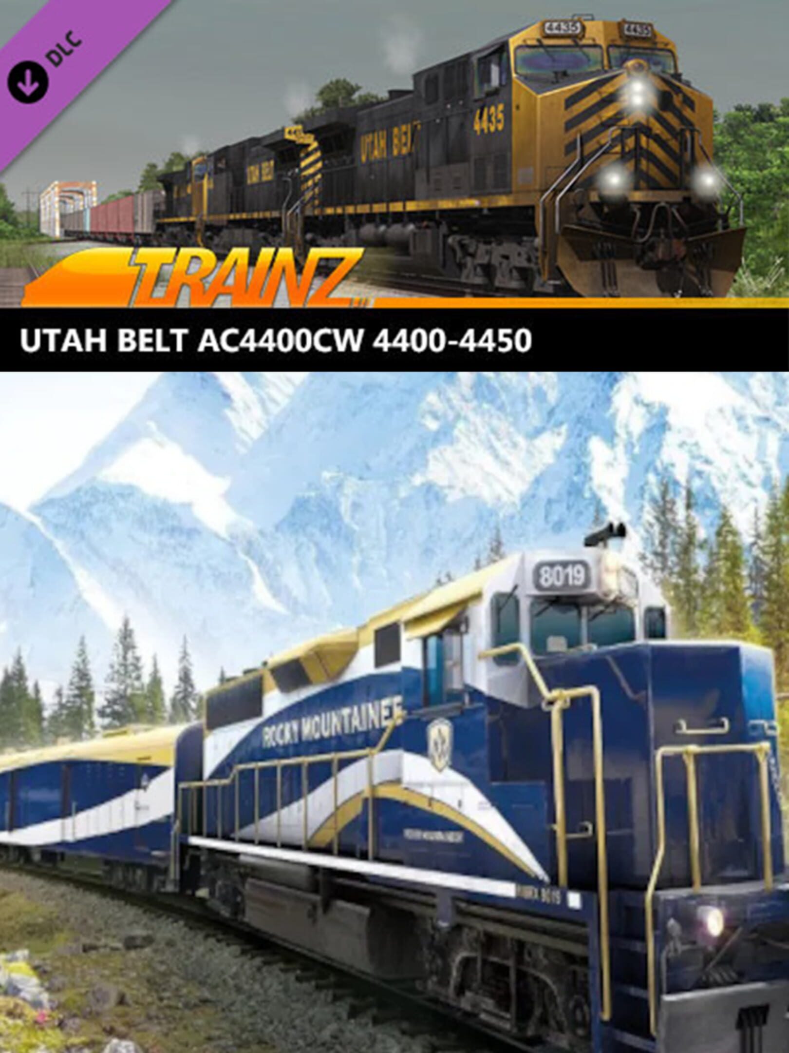 Trainz Railroad Simulator 2019: Utah Belt AC4400CW 4400-4450 cover
