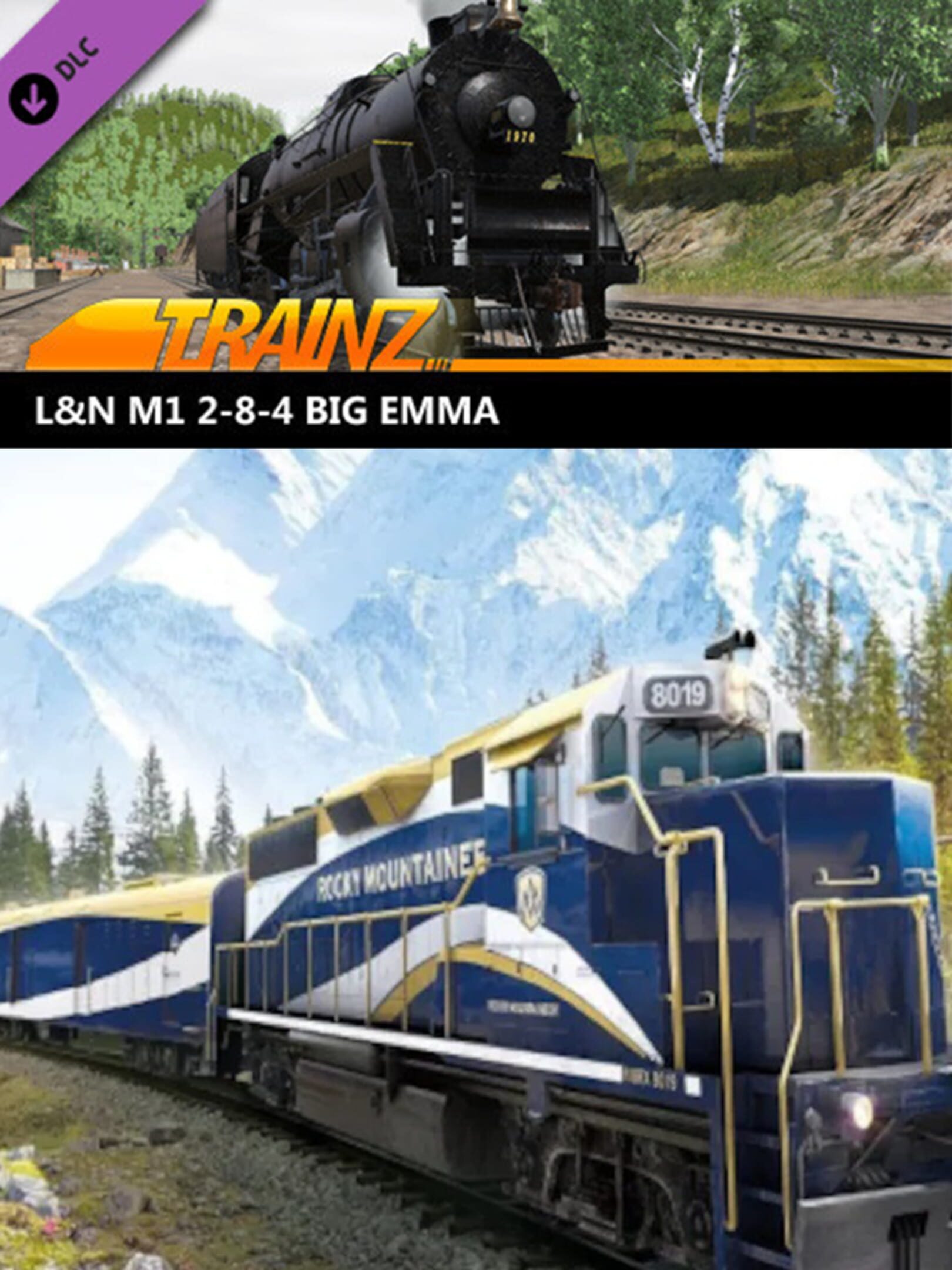 Trainz Railroad Simulator 2019: L&N M1 2-8-4 Big Emma cover