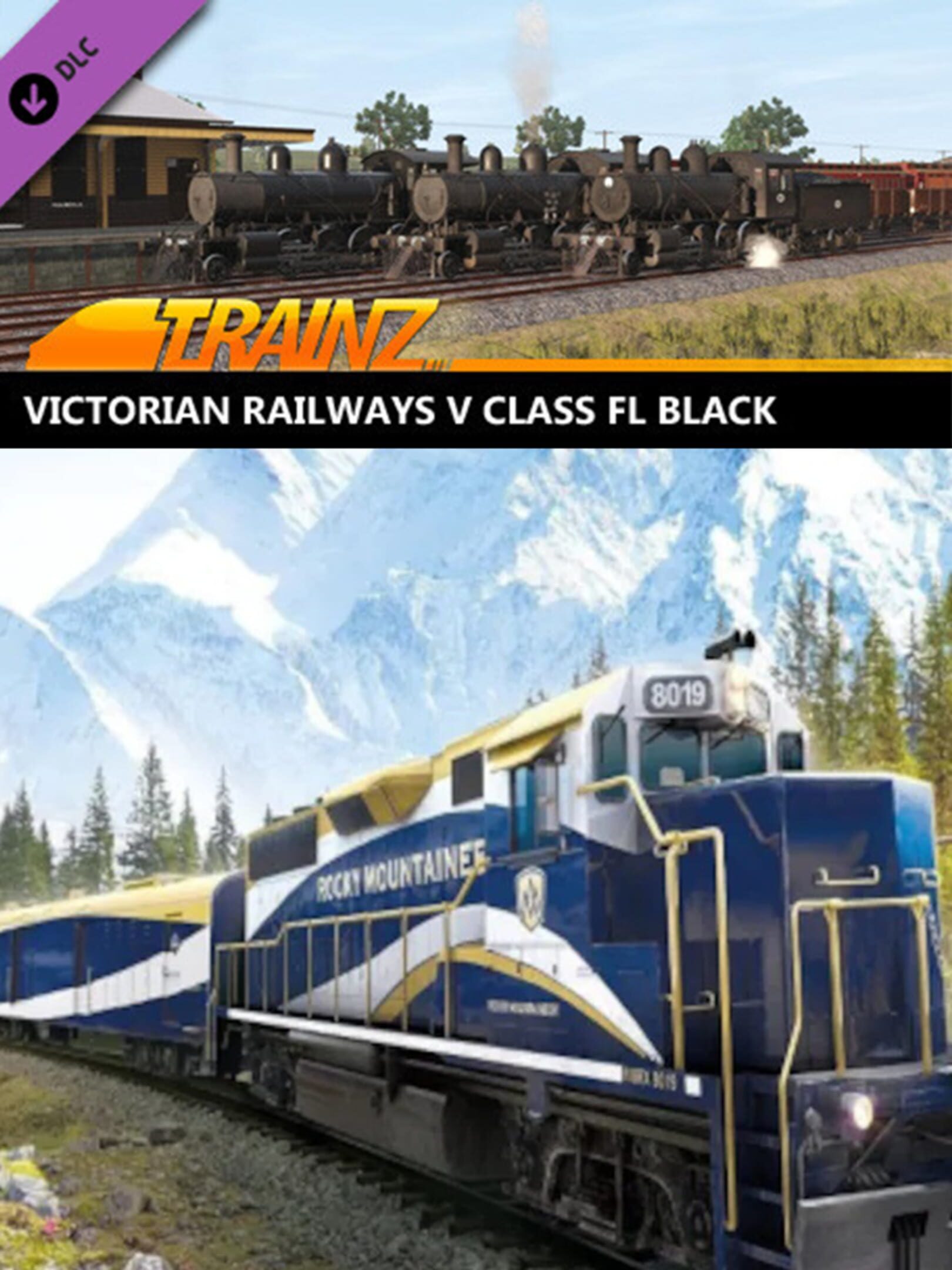 Trainz Railroad Simulator 2019: Victorian Railways V Class FL Black cover