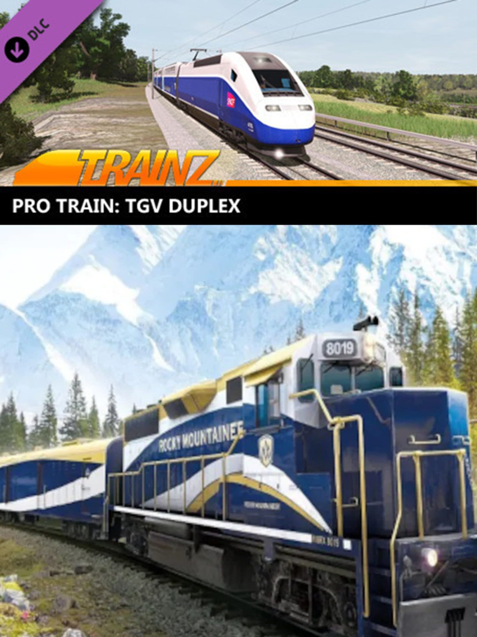 Trainz Railroad Simulator 2019: Pro Train - TGV Duplex cover