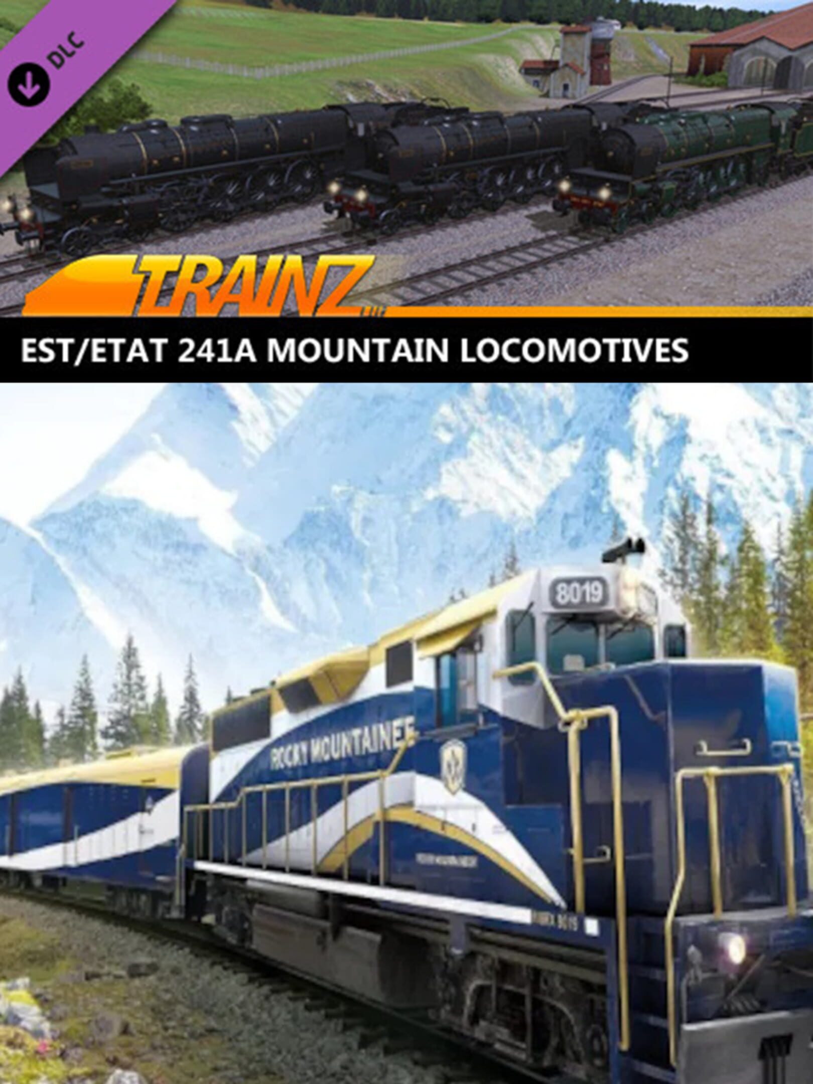 Trainz Railroad Simulator 2019: Est/Etat 241A Mountain Locomotives cover
